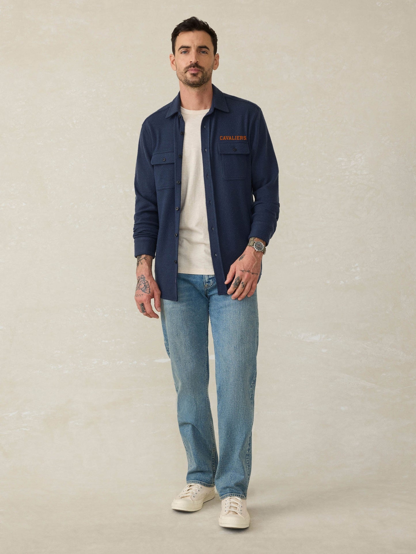 University of Virginia LegendTM Sweater Shirt - Brighton Navy Twill