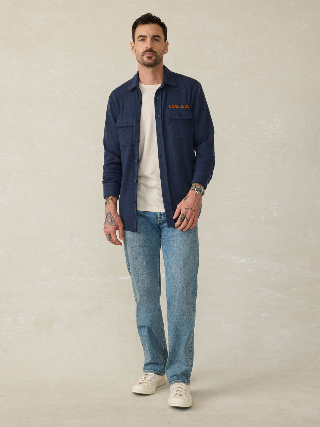 University of Virginia LegendTM Sweater Shirt - Brighton Navy Twill