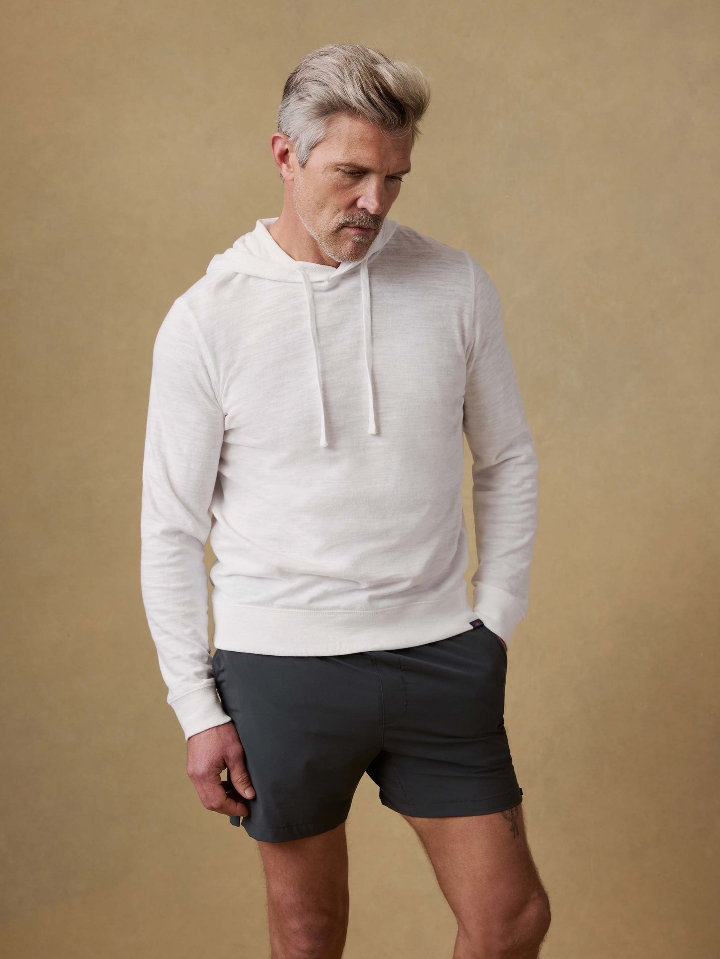 Sunwashed Organic Hoodie - White