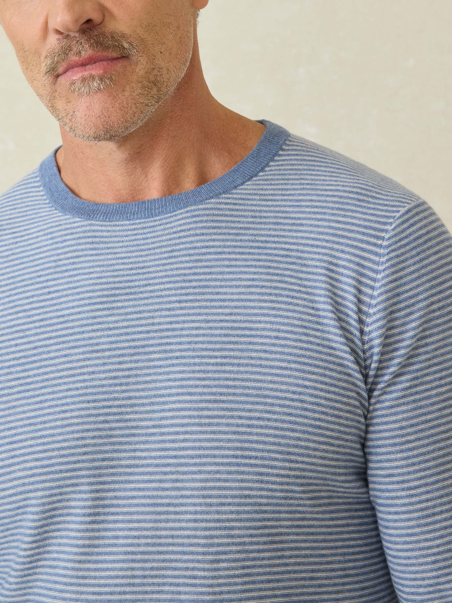 MovementTM Crewneck Sweater - Coastal Shore Stripe