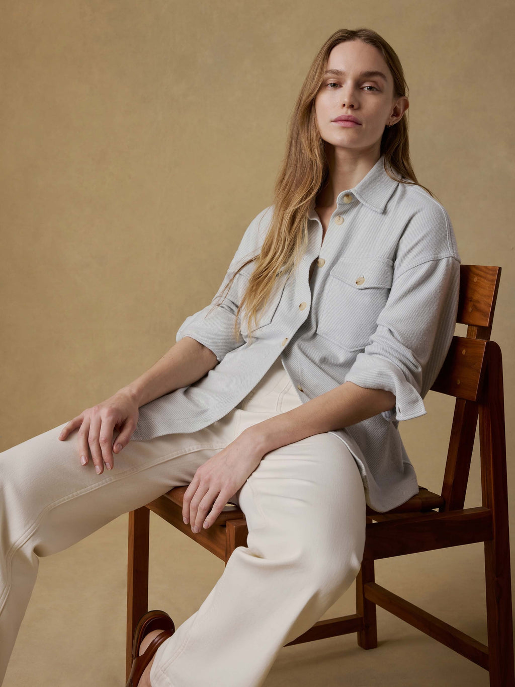 LegendTM Sweater Overshirt - Rain Cloud Twill