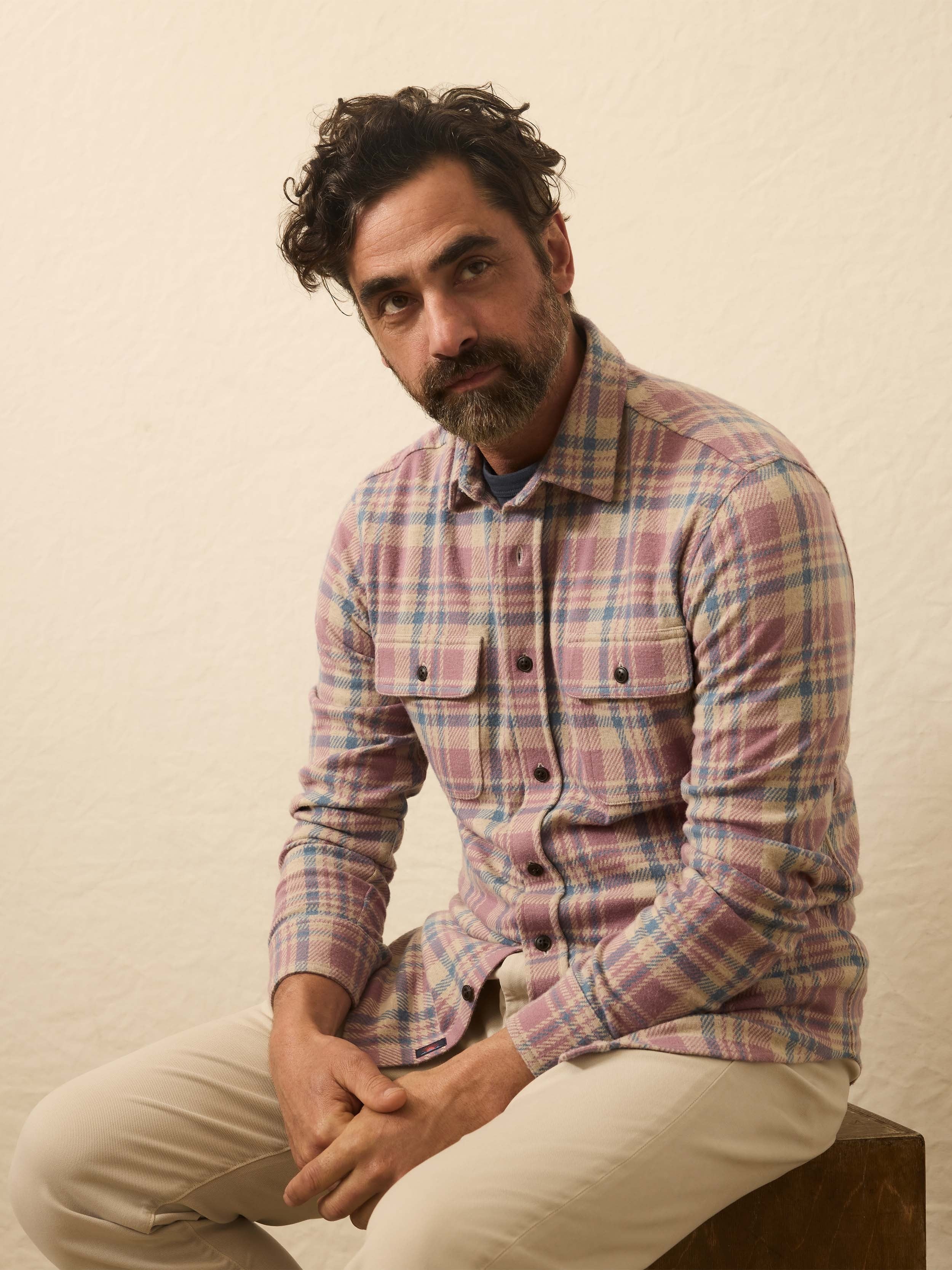 LegendTM Sweater Shirt - Cedar Shore Plaid