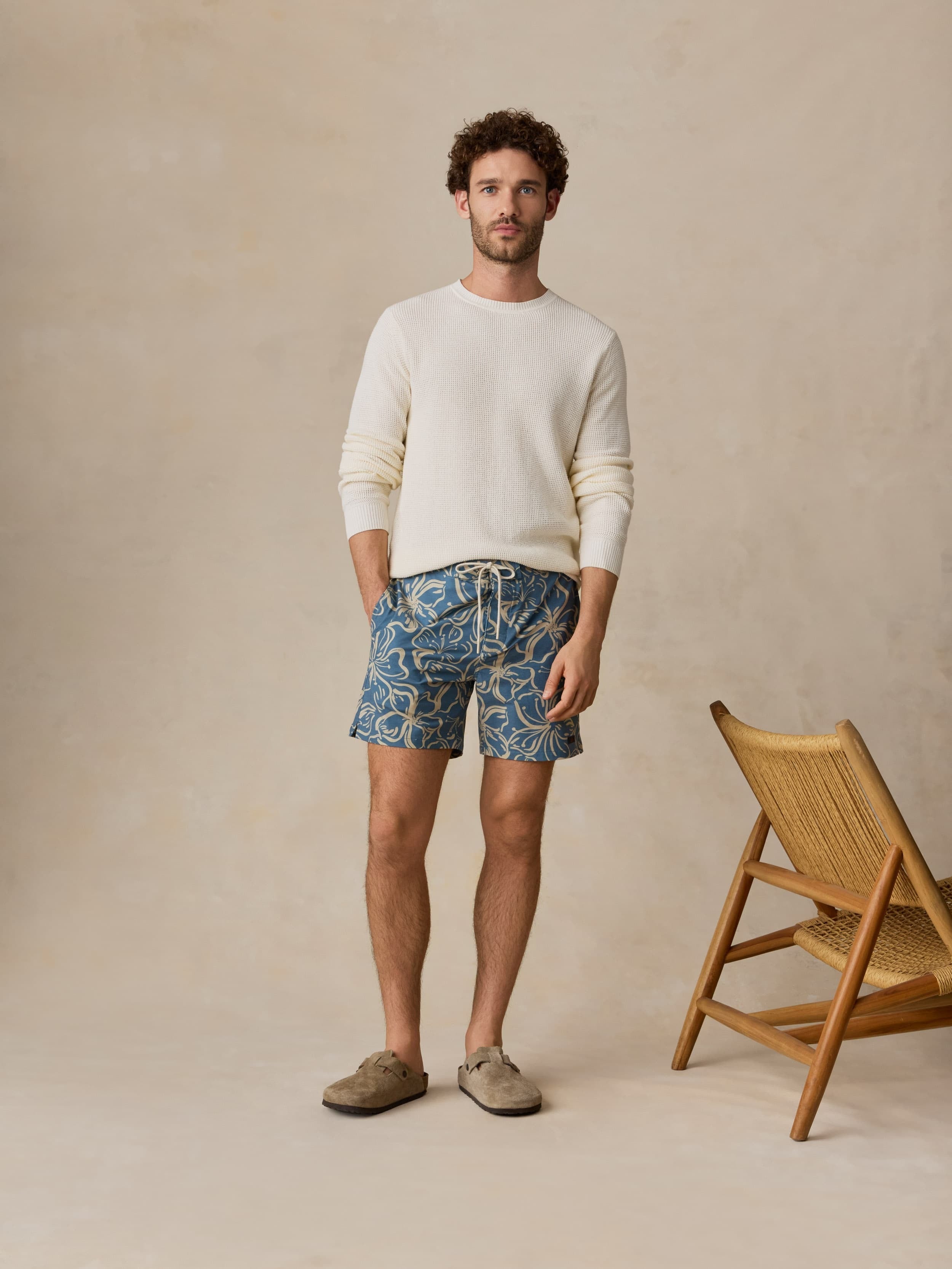 All DayTM Boardshort - Aqua Sand Blossom