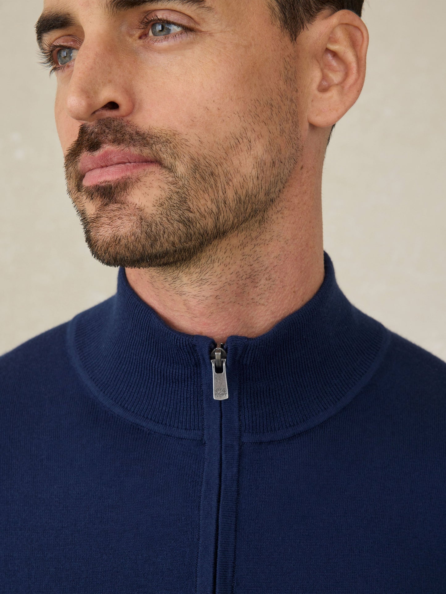 MovementTM Quarter Zip Sweater - Marine Navy Heather