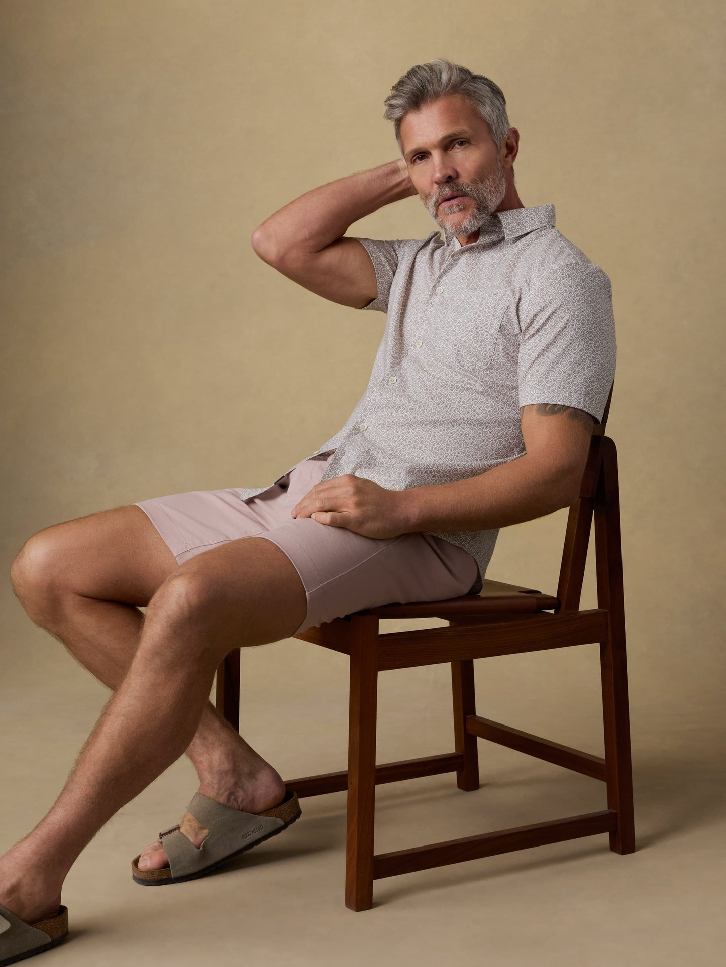 Short-Sleeve MovementTM Monterey Shirt - Wood Sunray Block