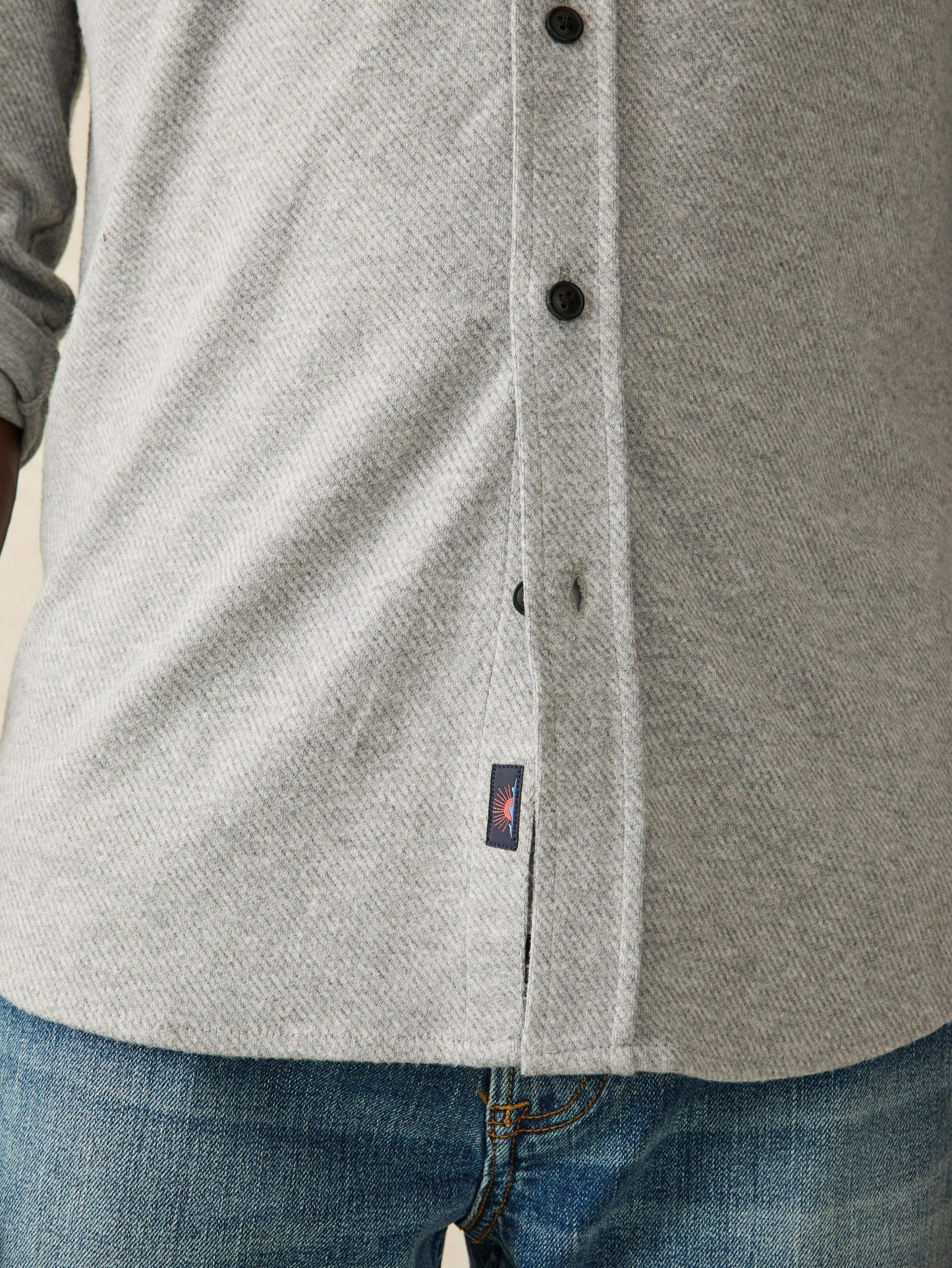LegendTM Sweater Shirt (Single Pocket) - Fossil Grey Twill