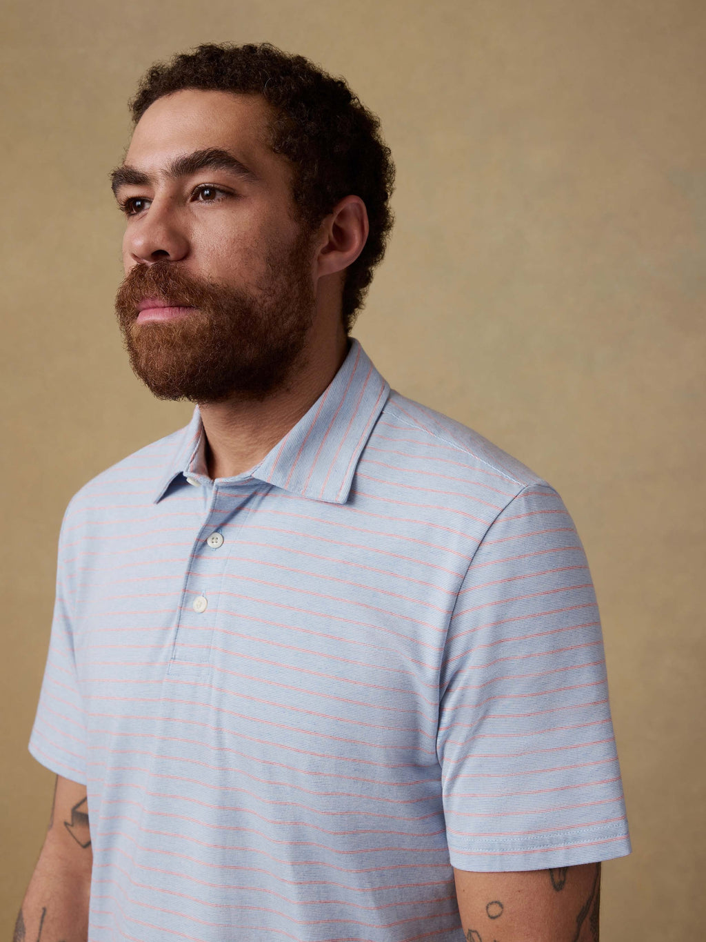 Short-Sleeve MovementTM Polo - Vista View Stripe