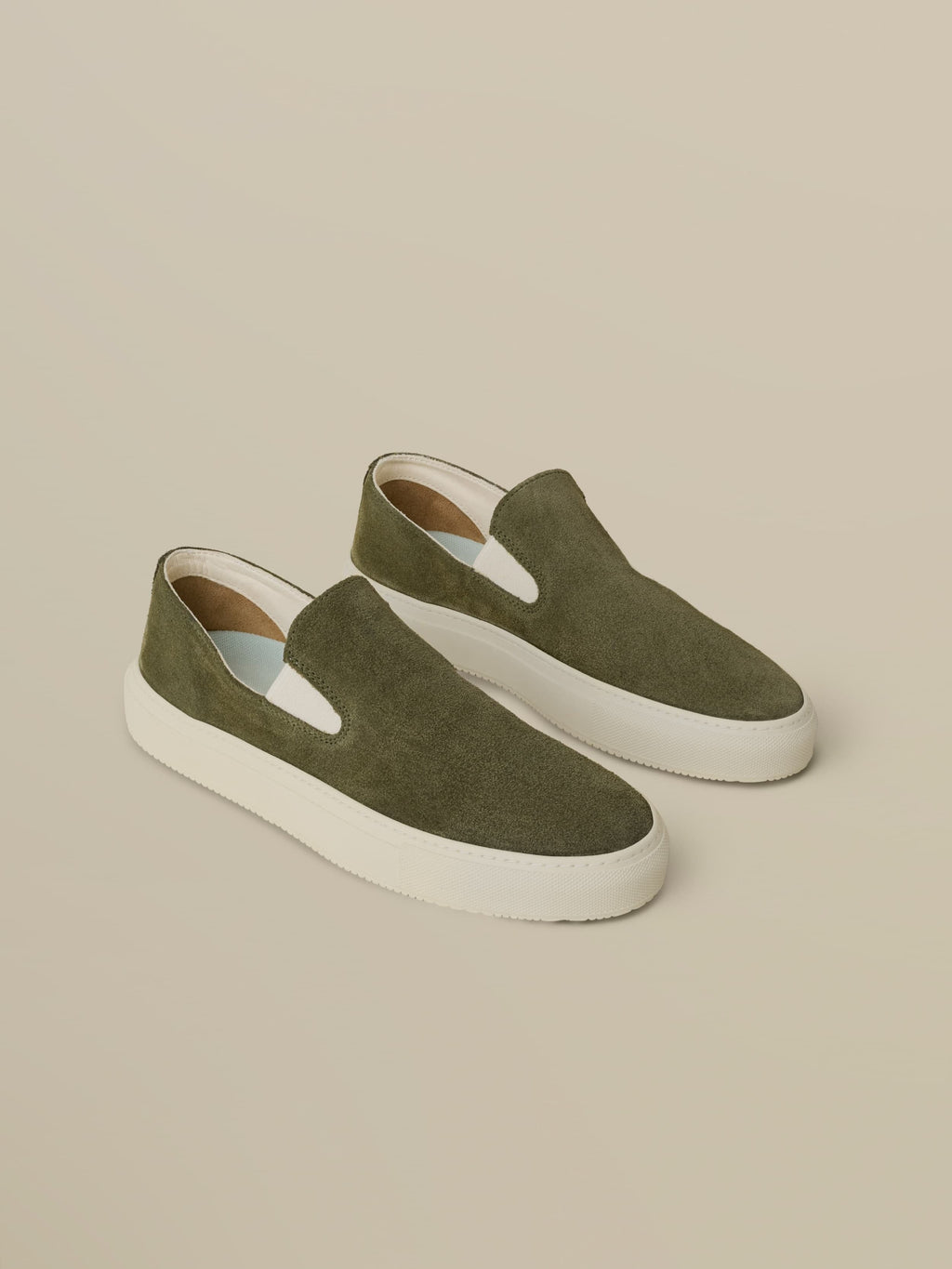 Faherty X Opie Way Slip On Sneaker - Olive