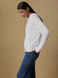 Sunwashed Organic Hoodie - White