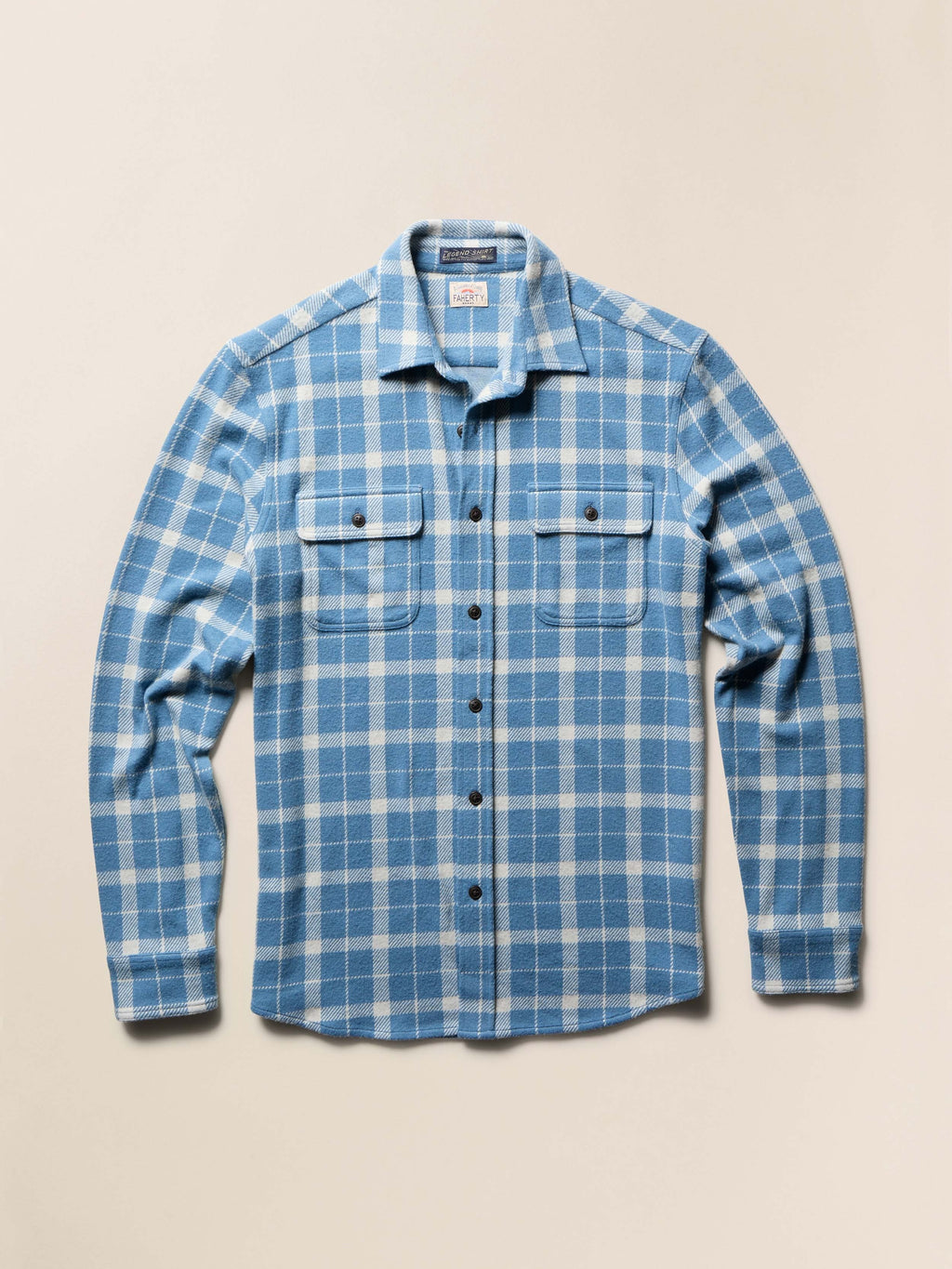 LegendTM Sweater Shirt - Blue Landing Plaid