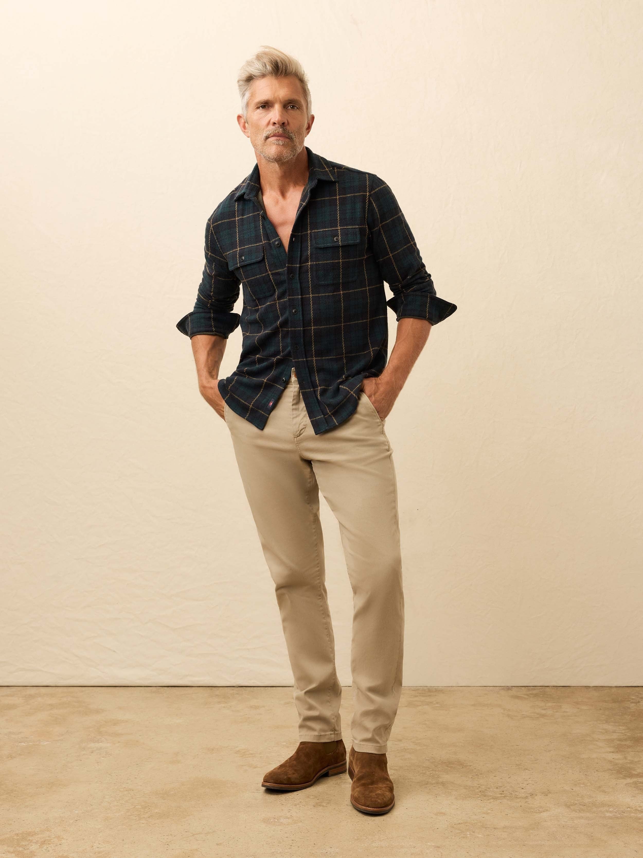 LegendTM Sweater Shirt - Lodge Blackwatch Plaid