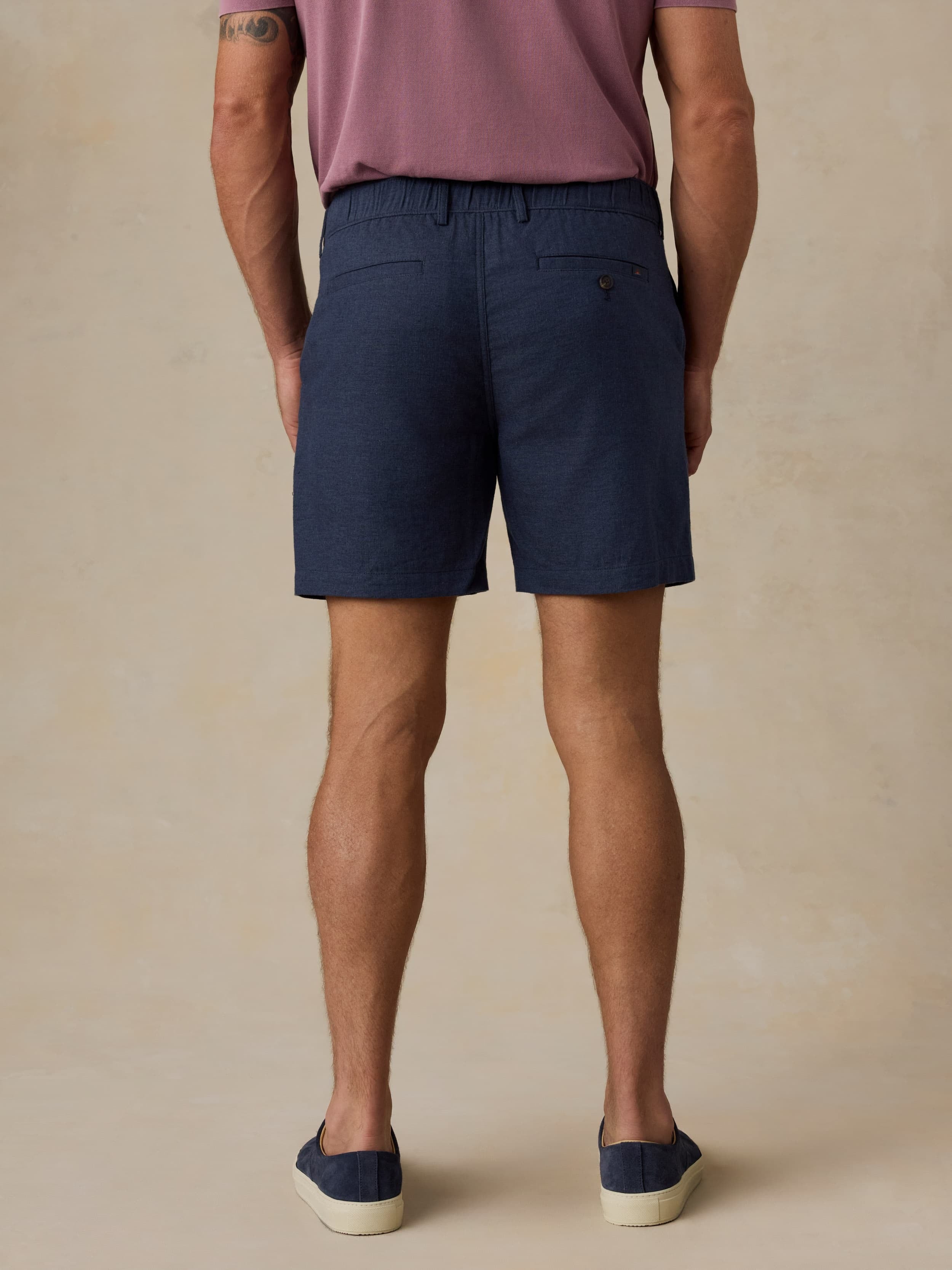 MovementTM Linen Short - Deep Sea Navy