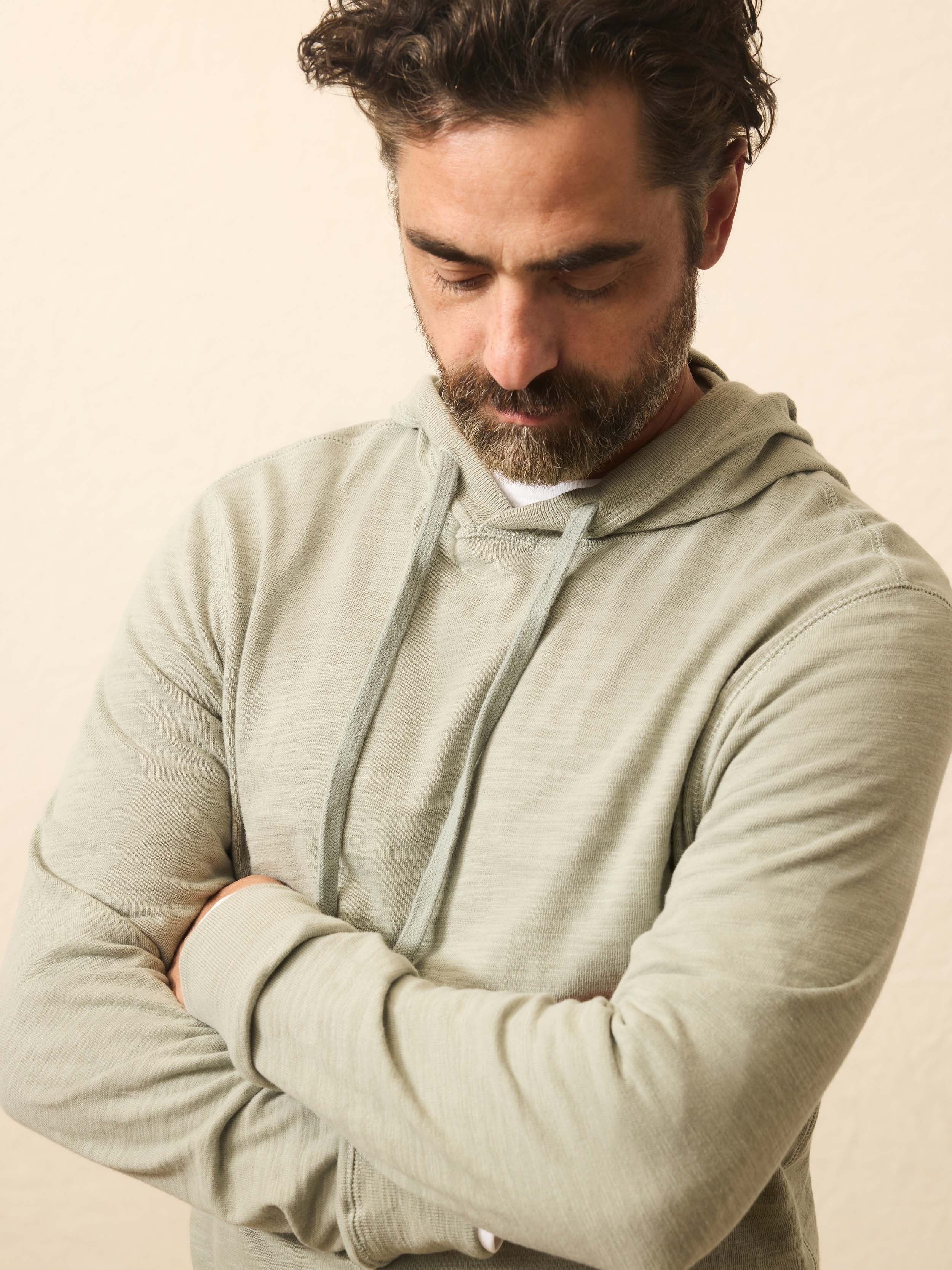 Sunwashed Organic Hoodie - Coastal Sage