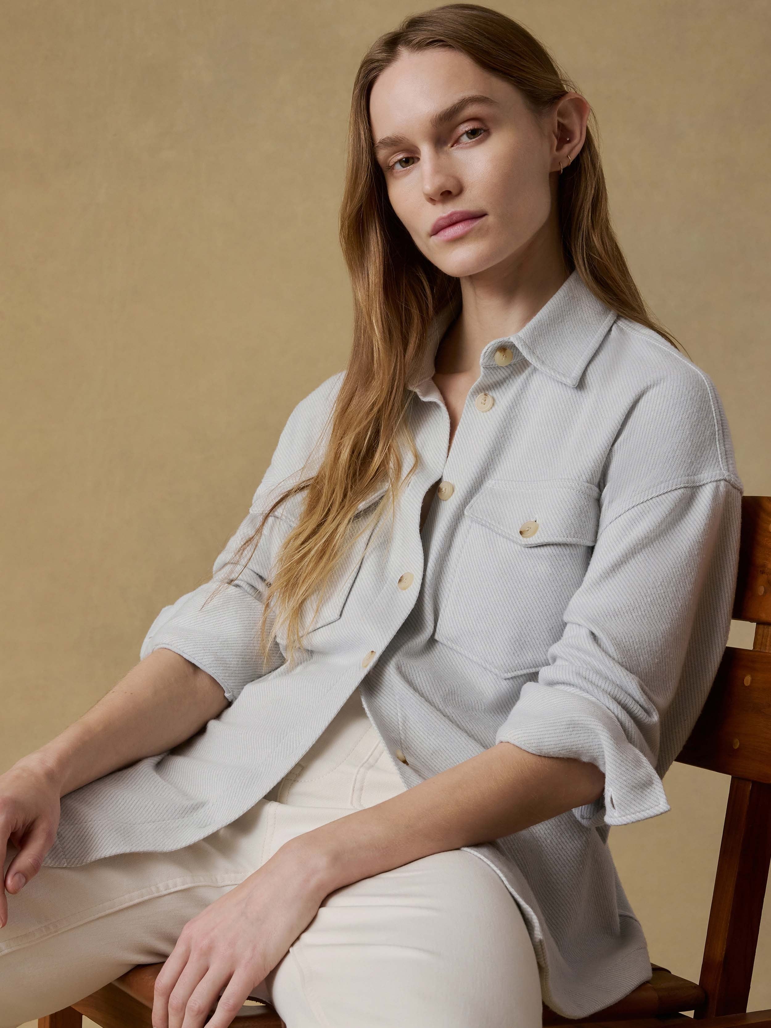 LegendTM Sweater Overshirt - Rain Cloud Twill