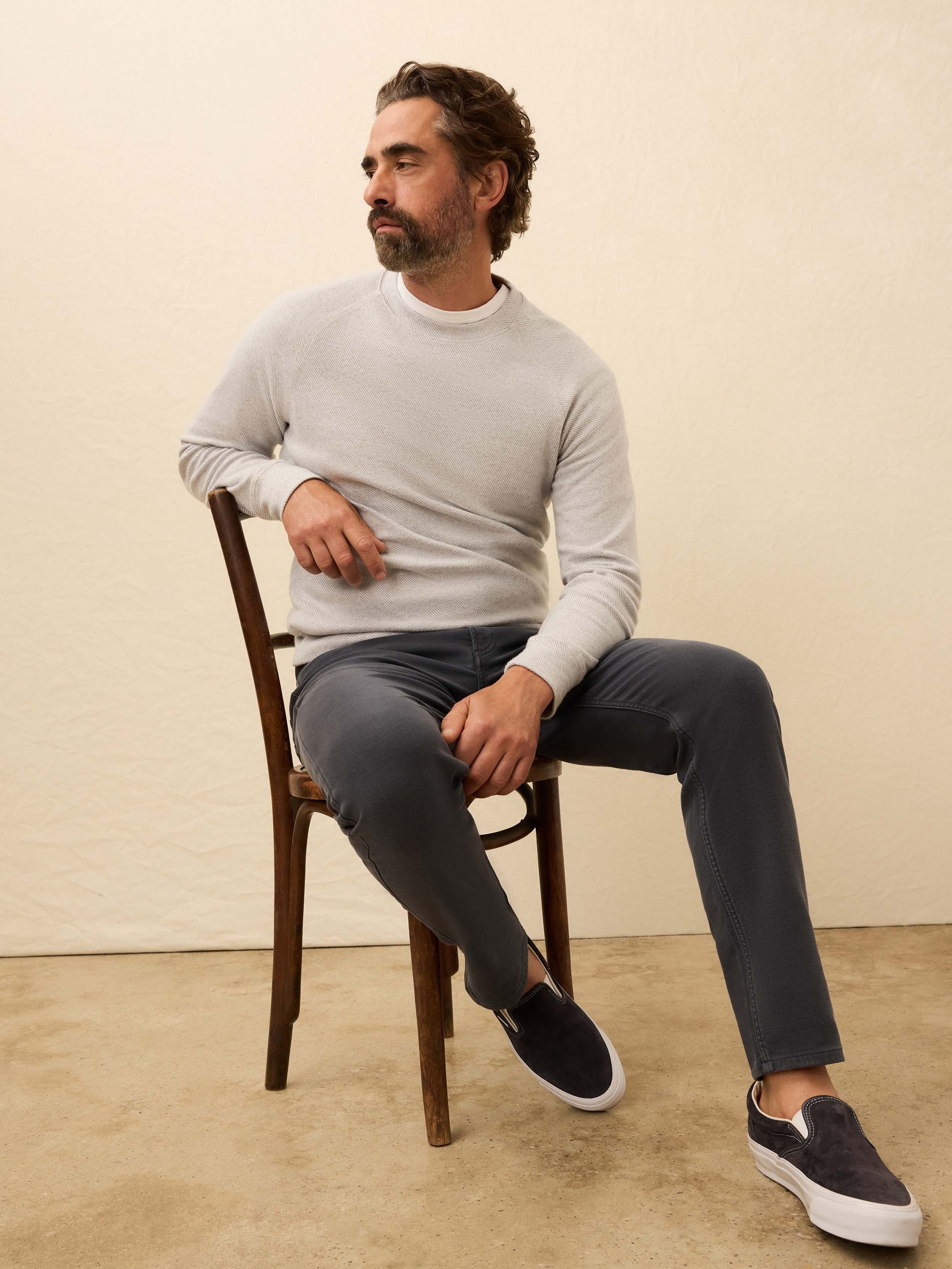 LegendTM Sweater Crew - Light Heather Grey