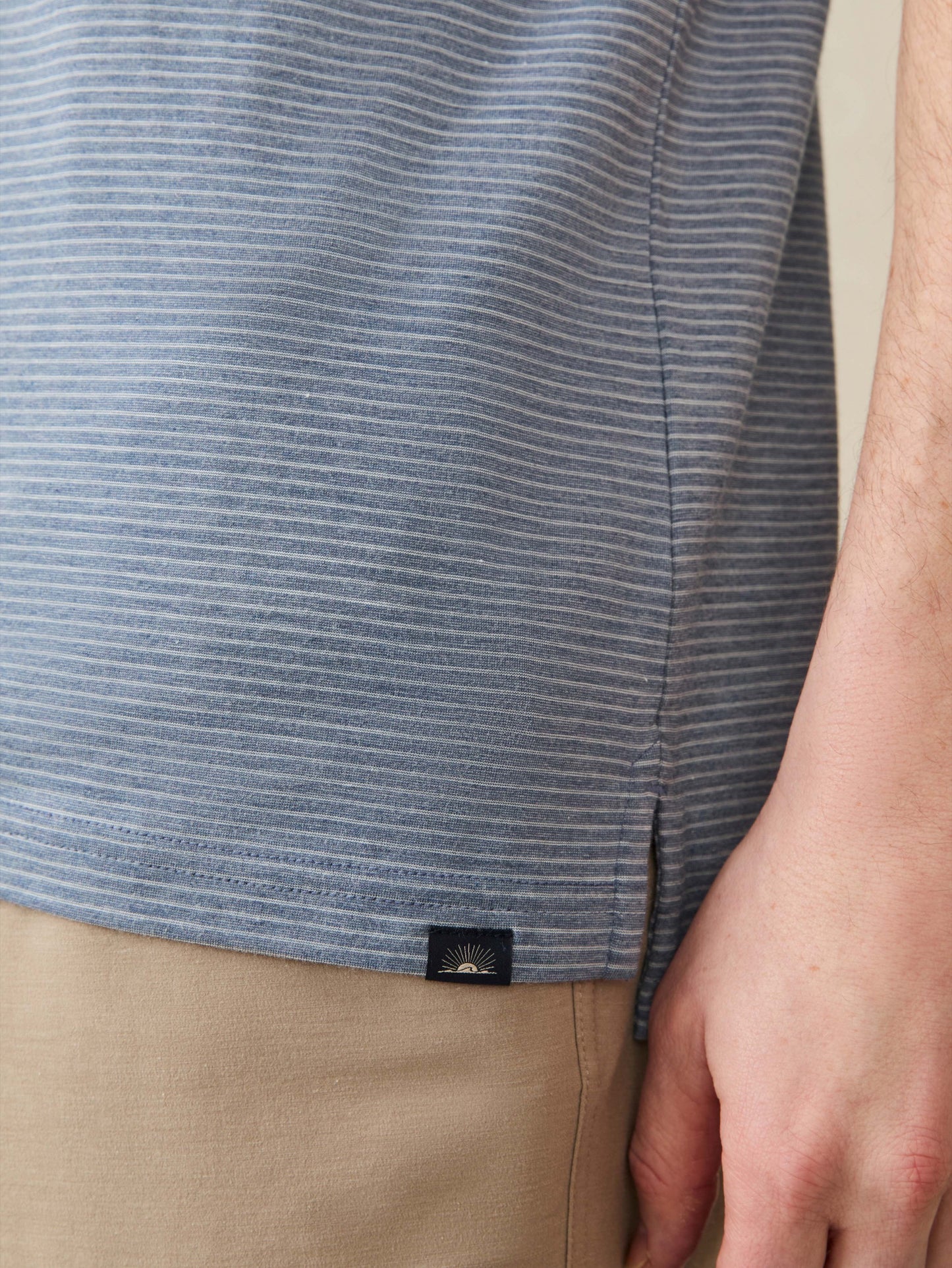 Short-Sleeve MovementTM Polo - Azure Beach Stripe