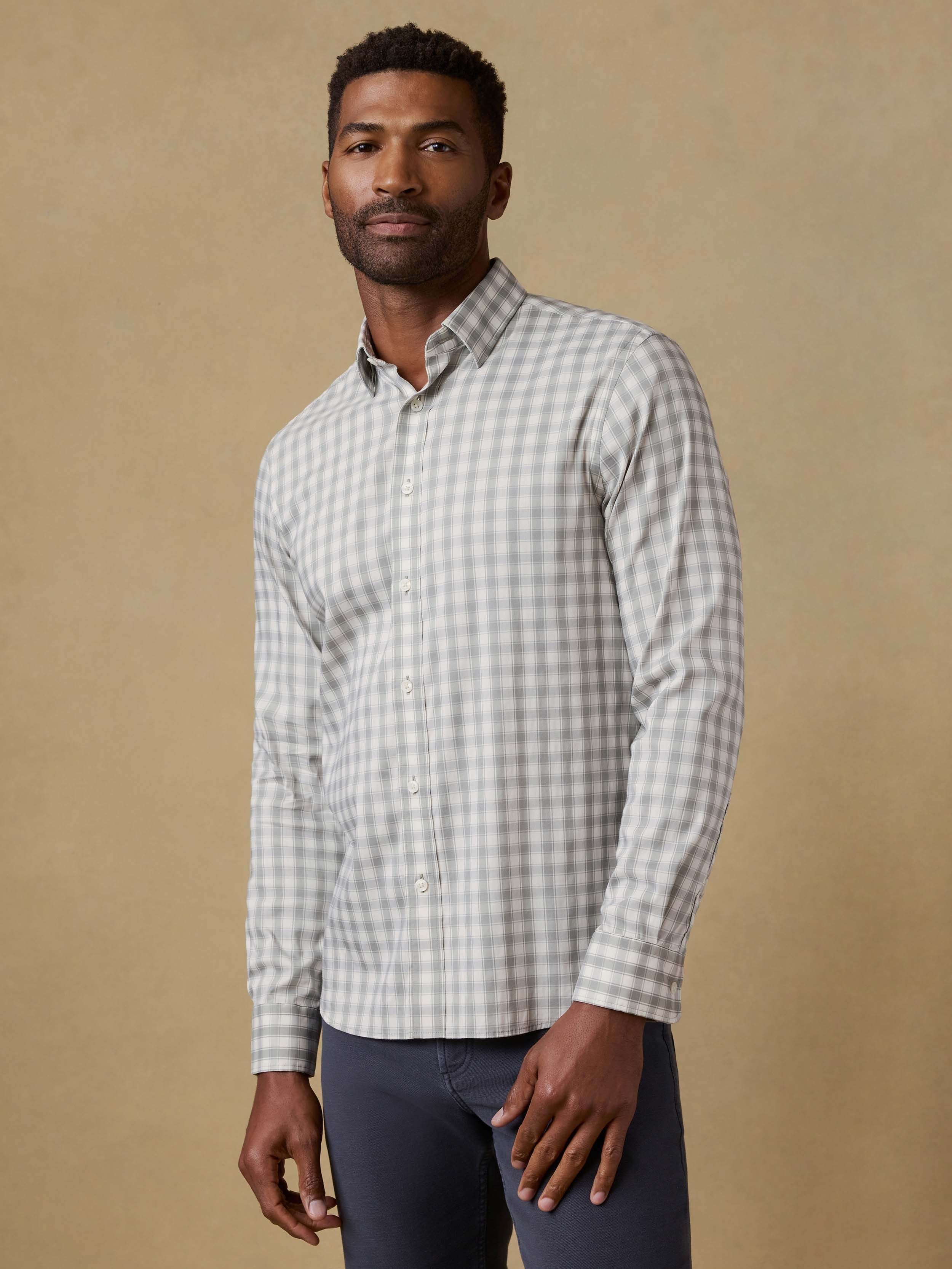 The MovementTM Shirt - Arctic Sage Check