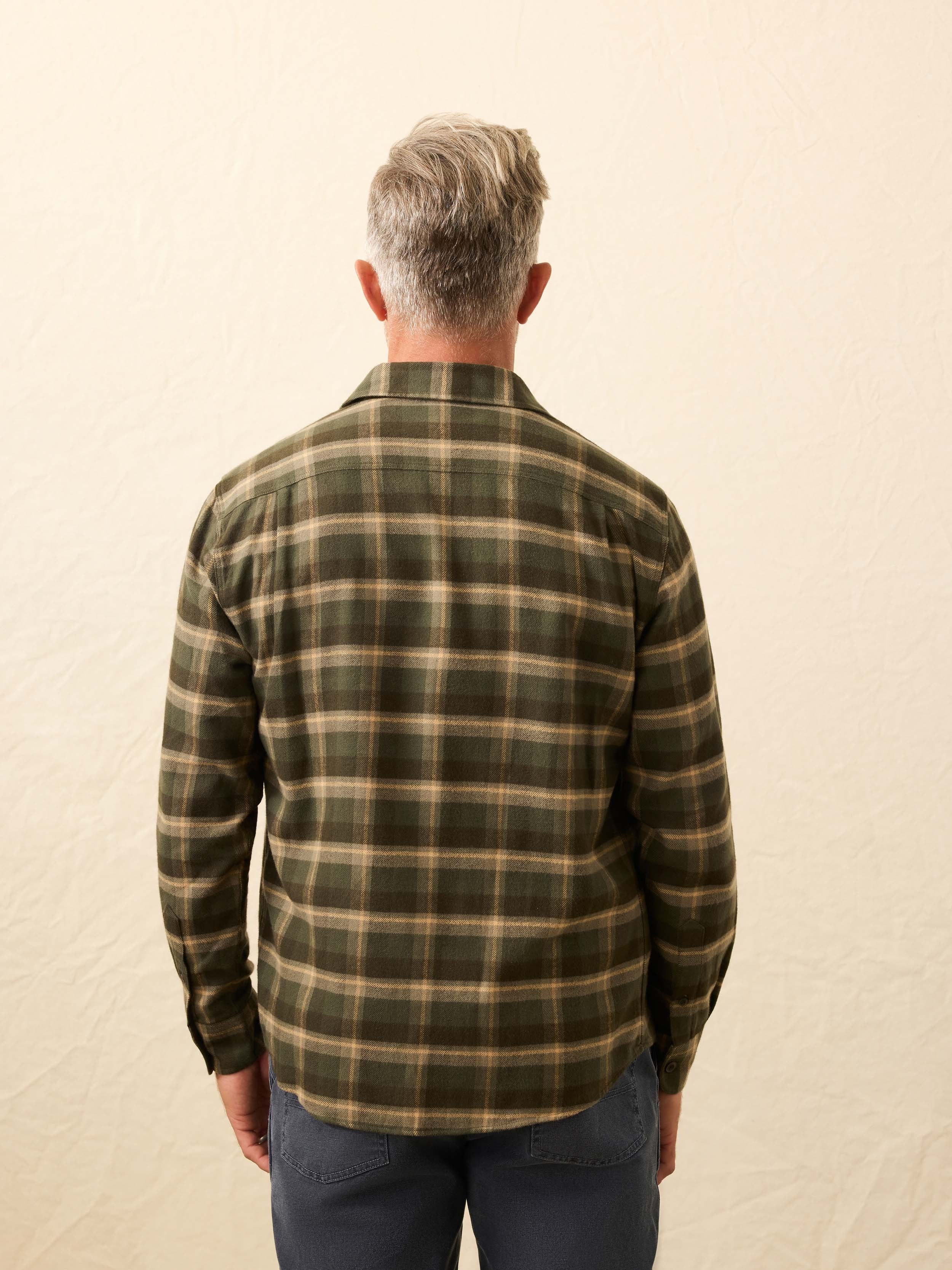 Heirloom Portuguese Flannel Shirt - Garret Verde Plaid