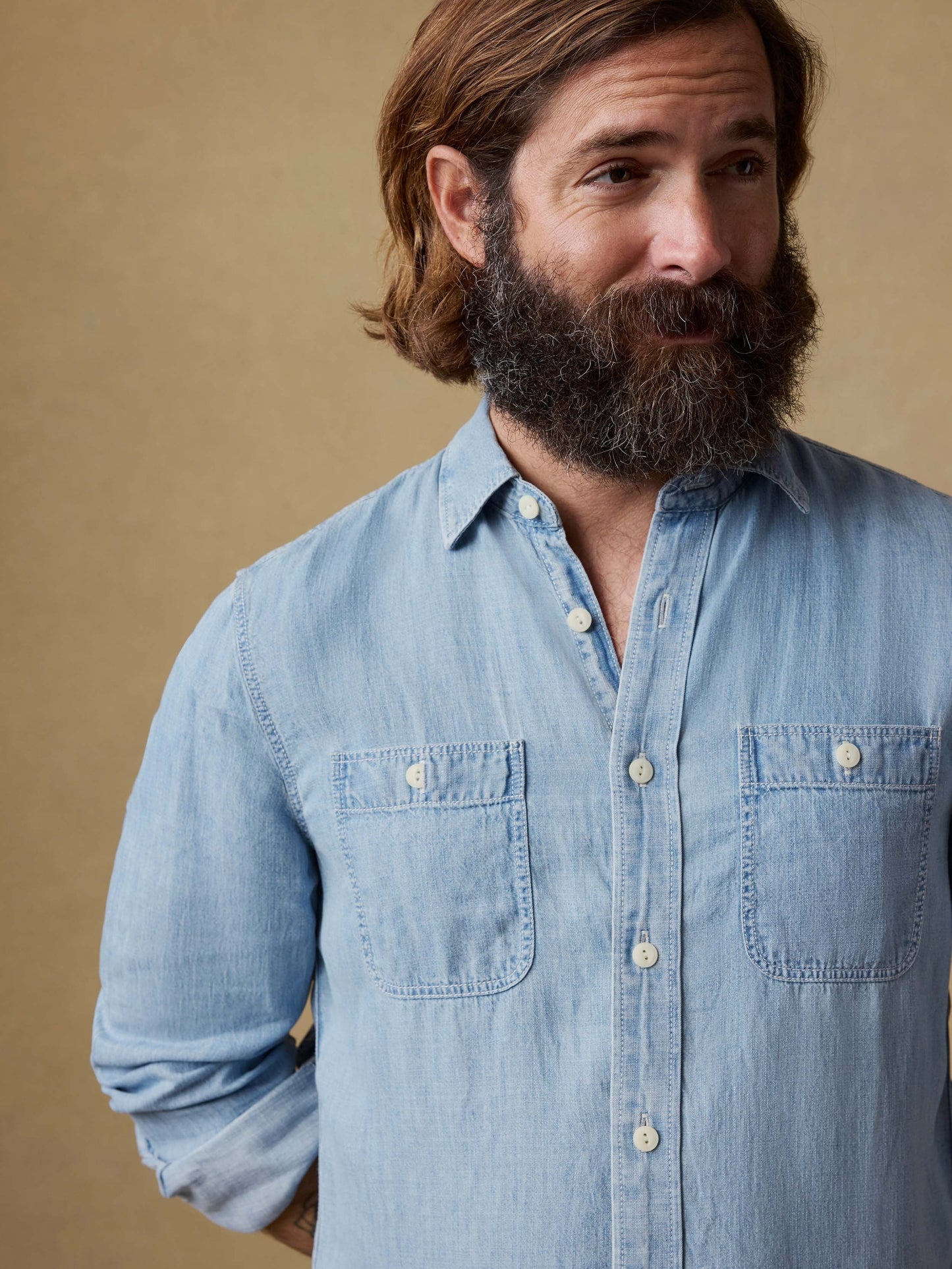 Tried & True Chambray Workshirt - Vintage Indigo