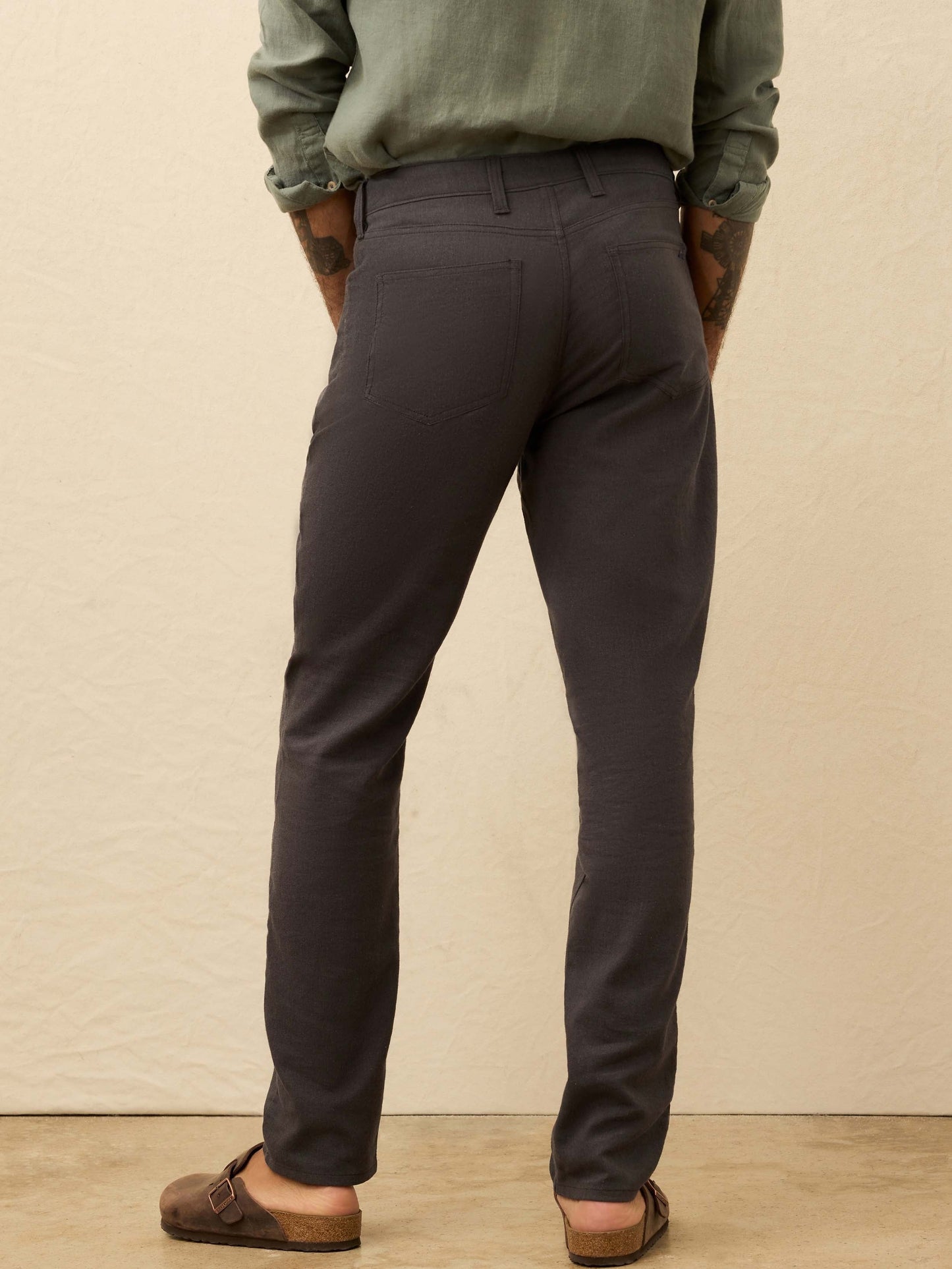 MovementTM Linen 5-Pocket Pant - Washed Black
