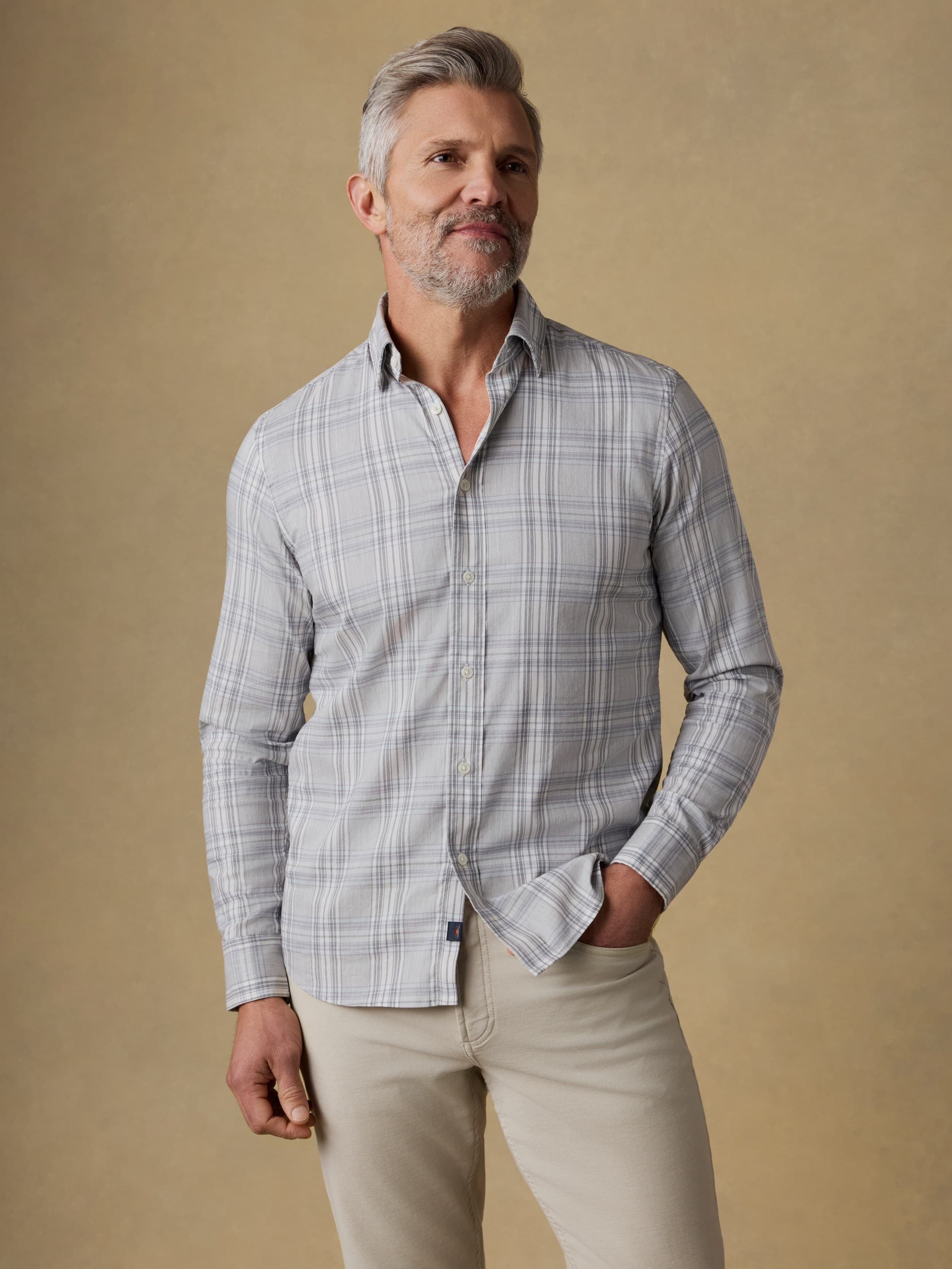 The MovementTM Shirt - Grey Cloud Plaid