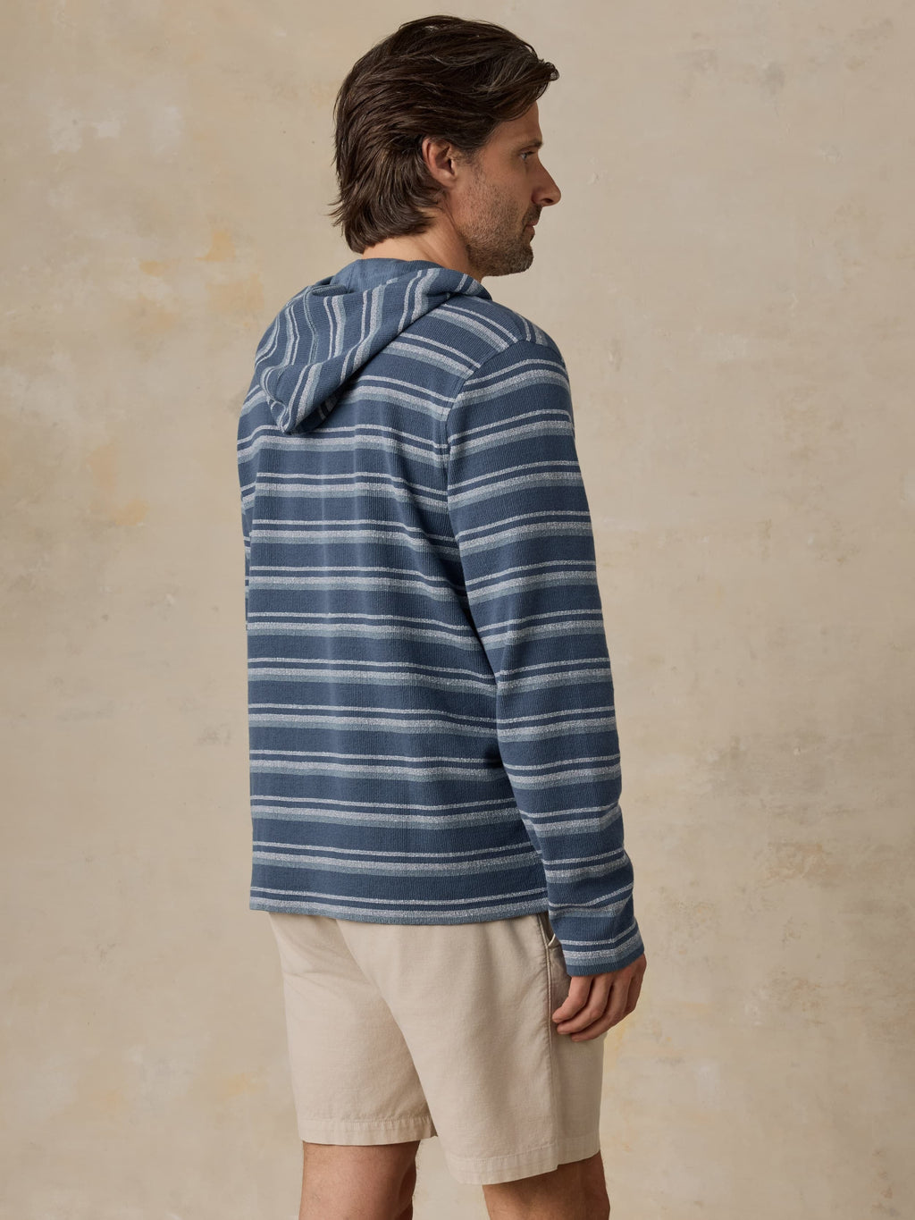 Oasis Hoodie - Bermuda Blue Stripe