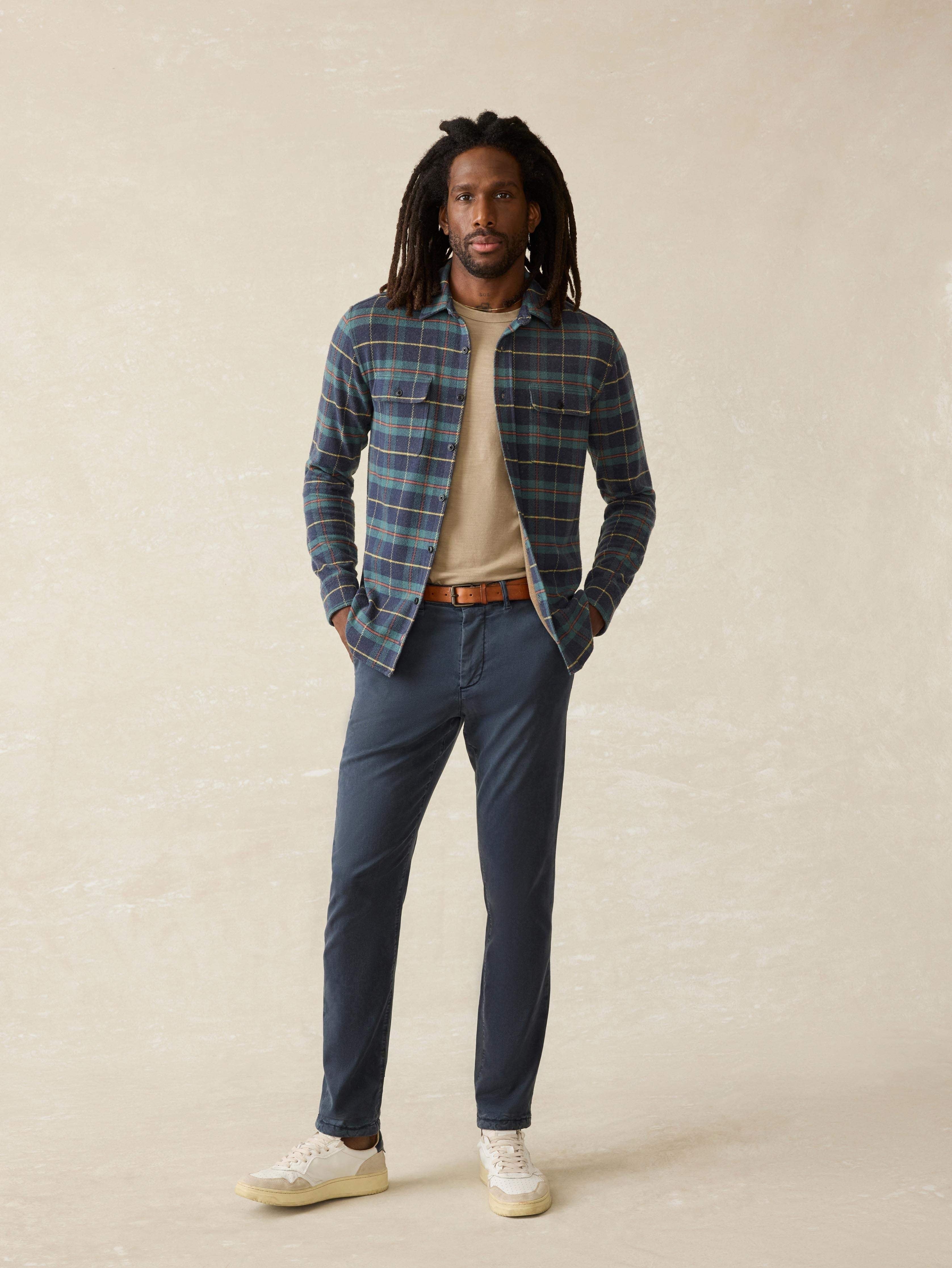 LegendTM Sweater Shirt - Mossy Elm Plaid