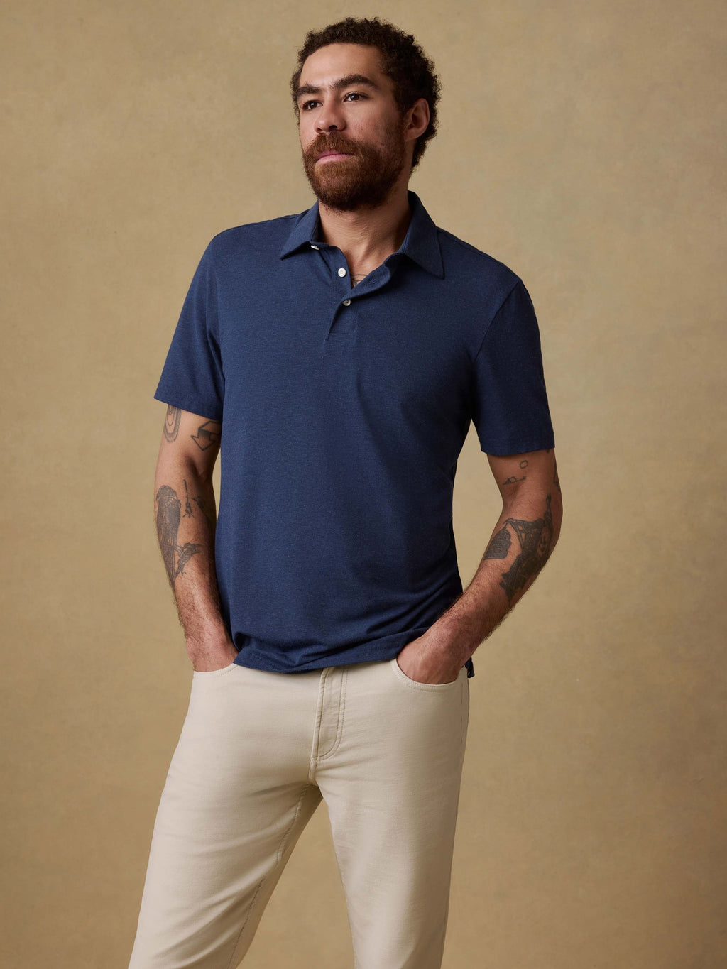 Short-Sleeve MovementTM Polo - Great Falls Heather