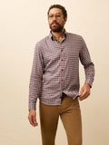 Soft Twill MovementTM Shirt - Charcoal Plum Gingham