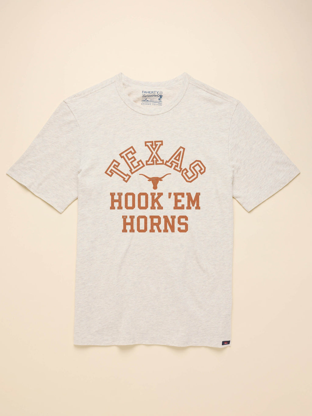 University of Texas Sunwashed Tee - Island Dune Heather