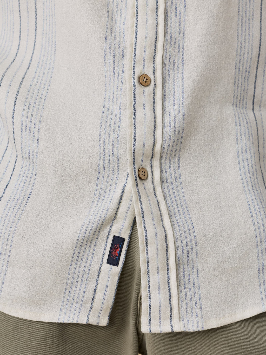 Short-Sleeve Breeze Shirt - River Shore Stripe