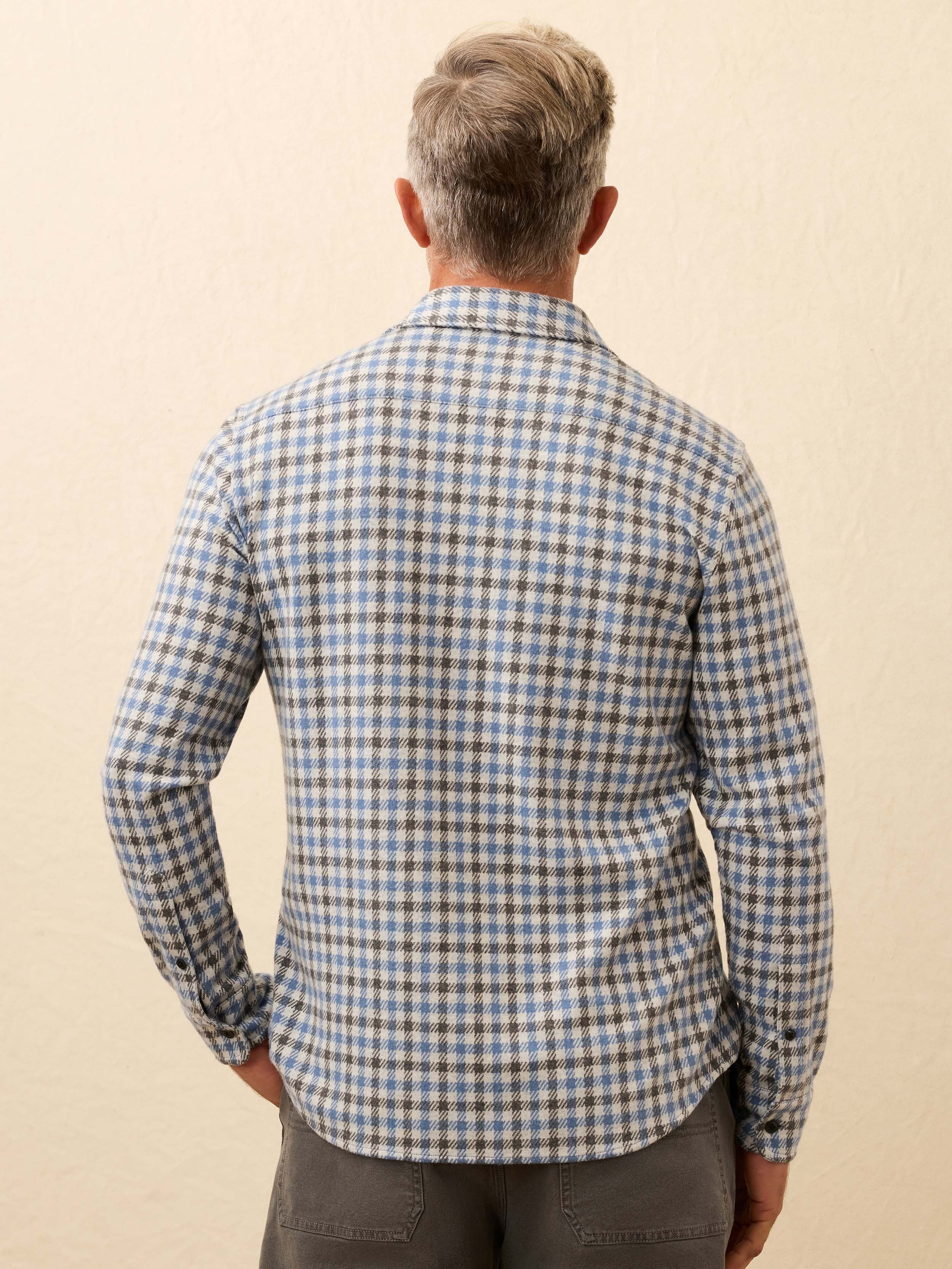 LegendTM Sweater Shirt - Graphite Sky Gingham