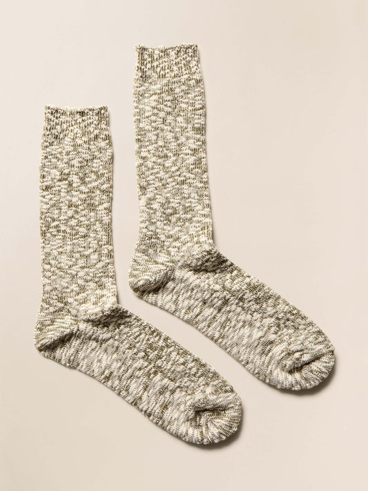 Valley Ridge Slub Sock - Green