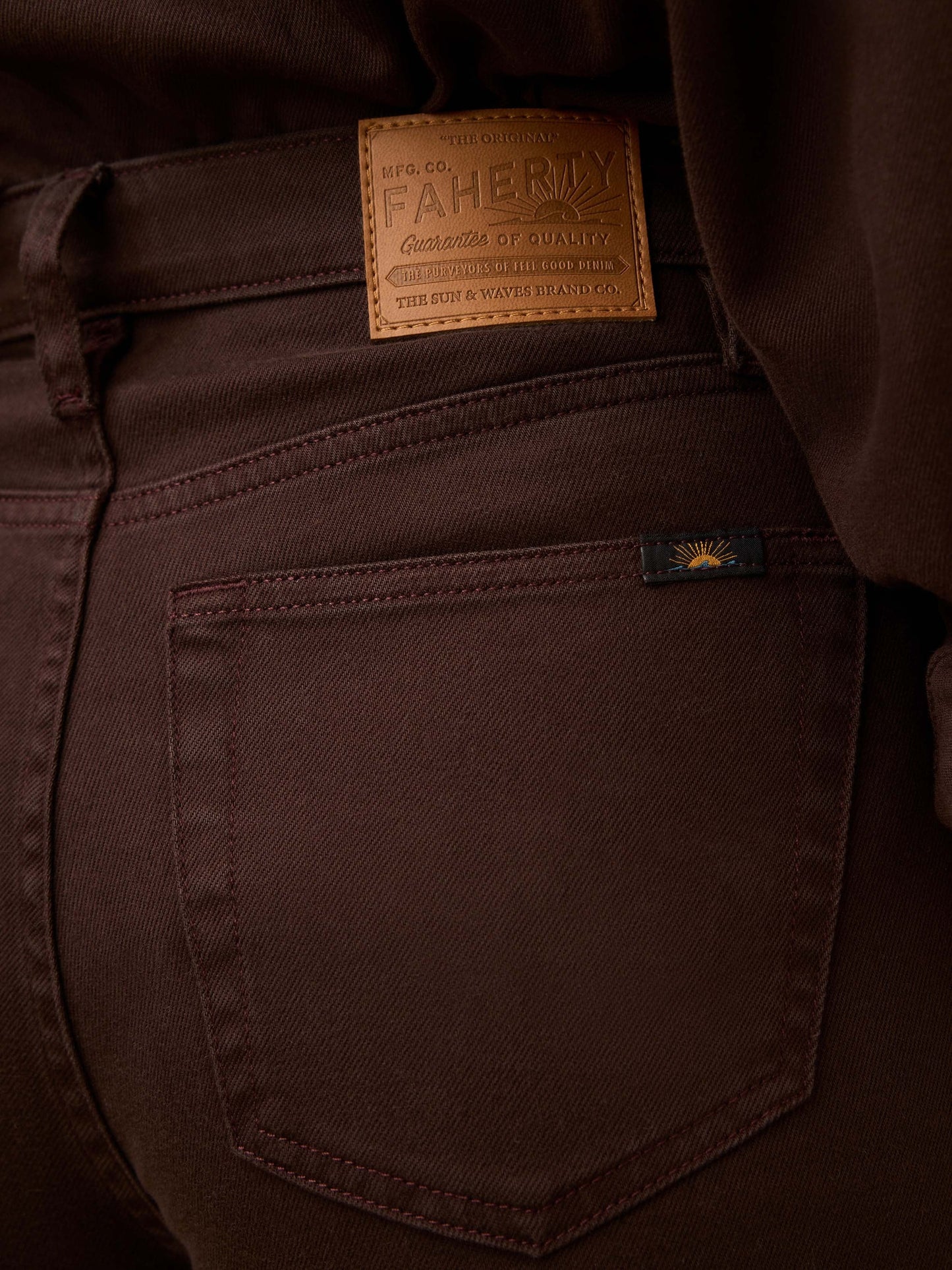 Saturday Denim Wide Leg - Chocolate Brown
