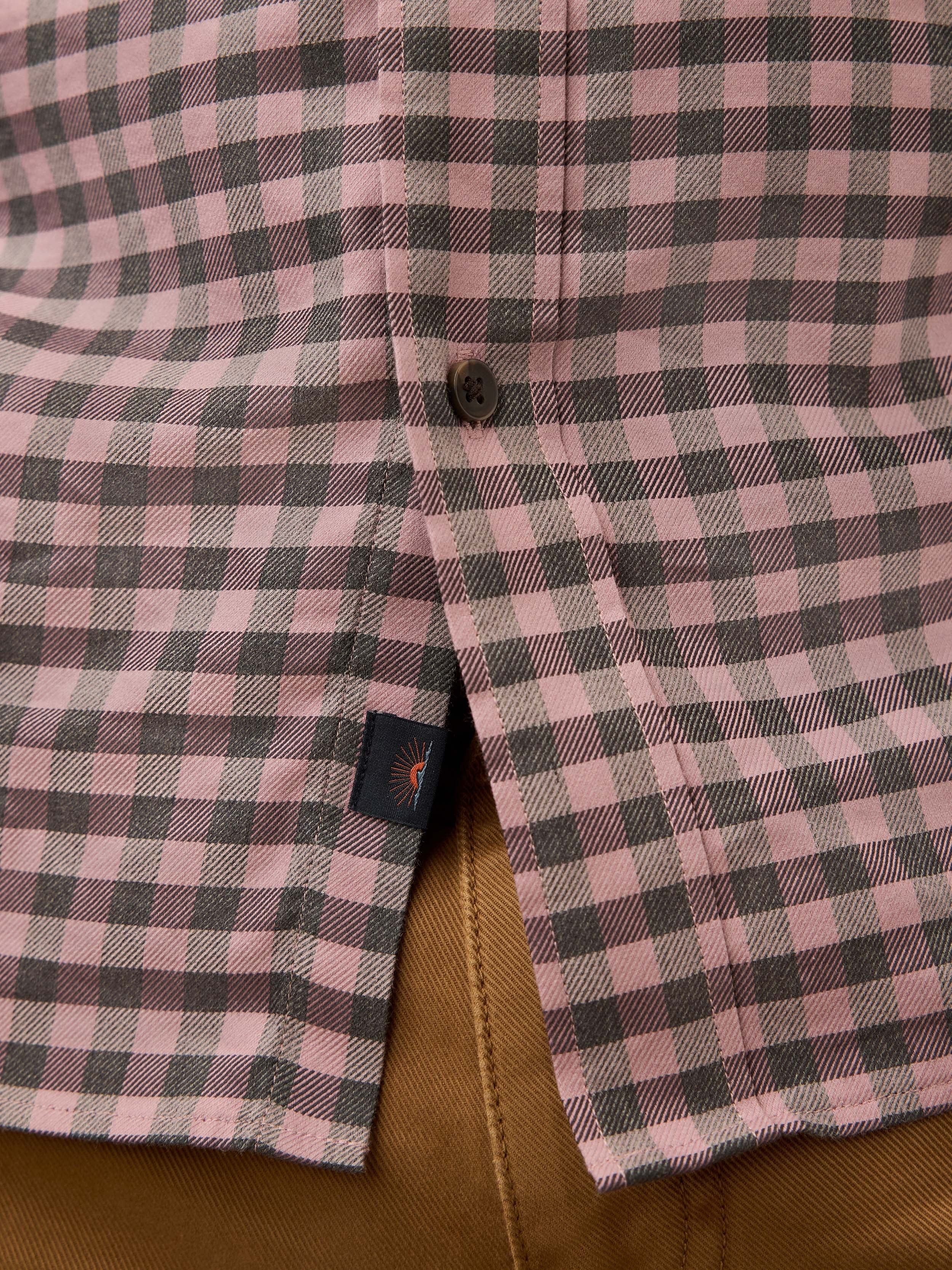 Soft Twill MovementTM Shirt - Charcoal Plum Gingham