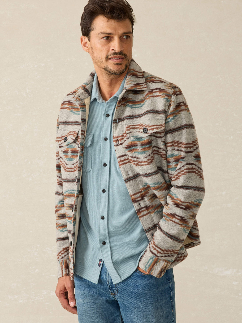 LegendTM Sweater Shirt - Ocean Glass Twill