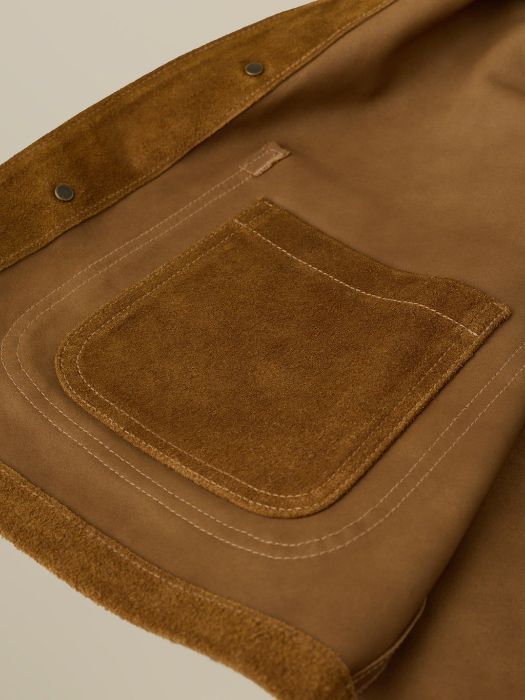 Suede Studio Jacket - Golden Chestnut