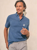 Yale Short-Sleeve MovementTM Polo - Sea Navy Melange