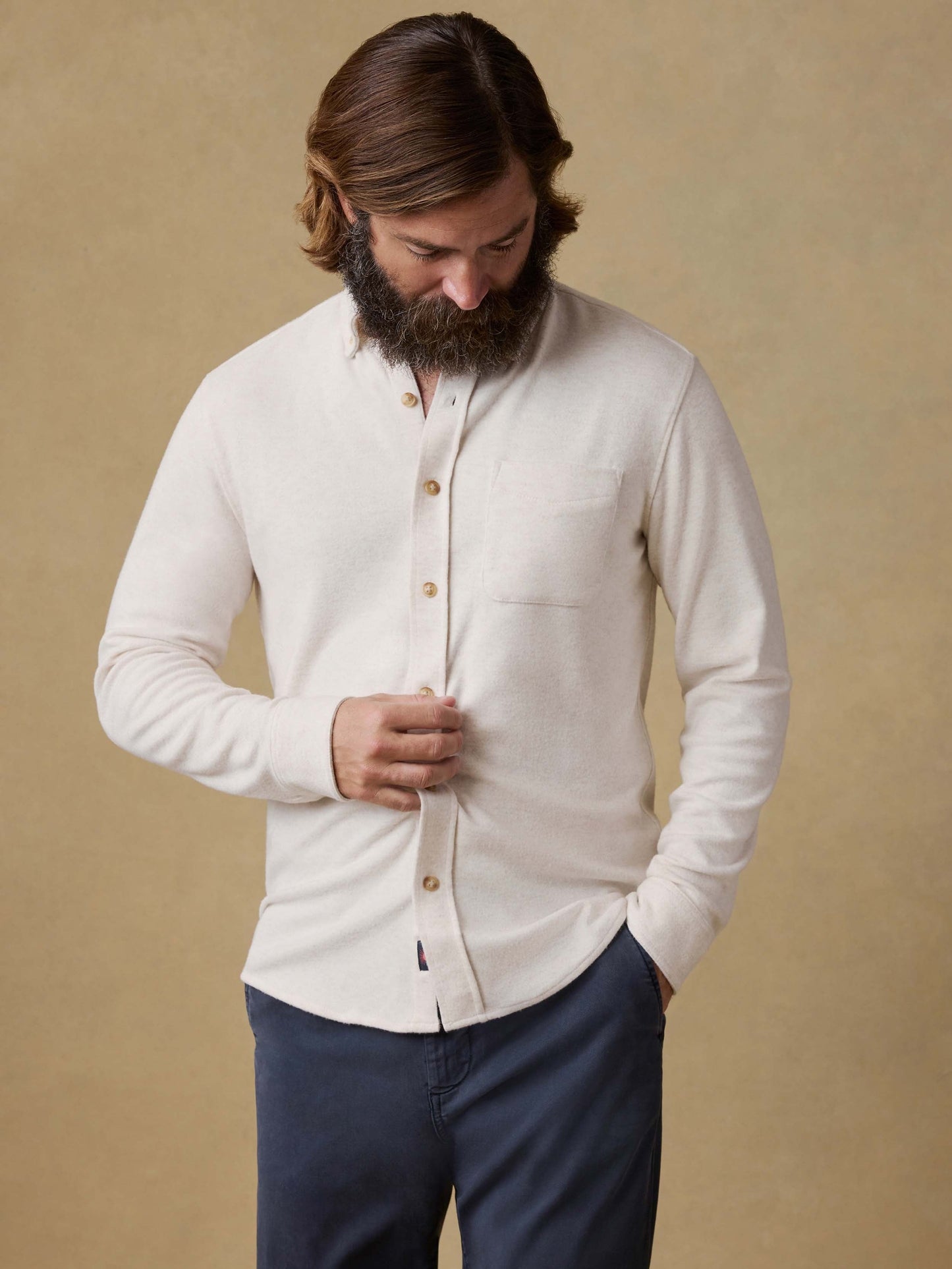 LegendTM Sweater Shirt (single Pocket) - Off White