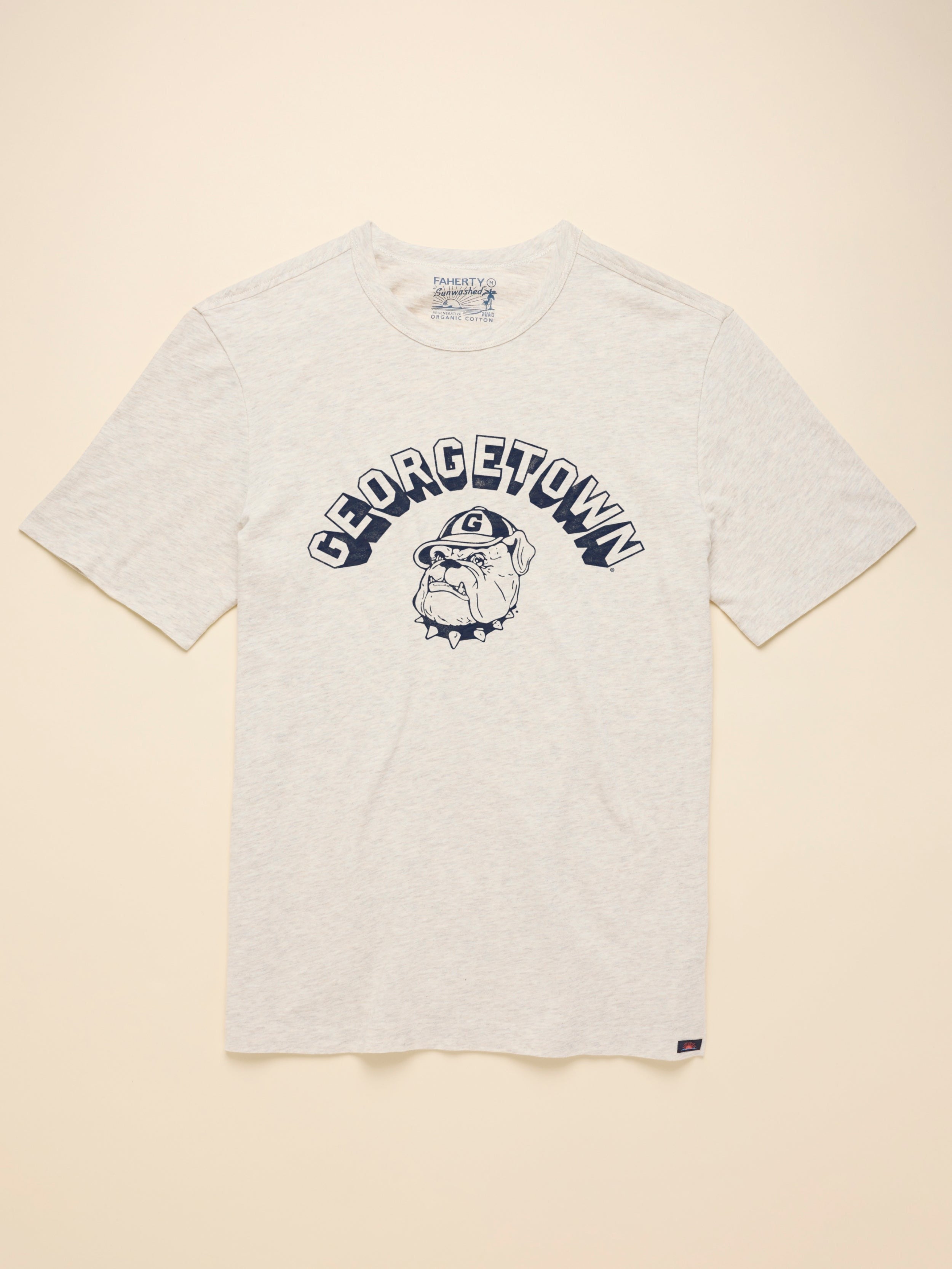 Georgetown Sunwashed Tee - Island Dune Heather