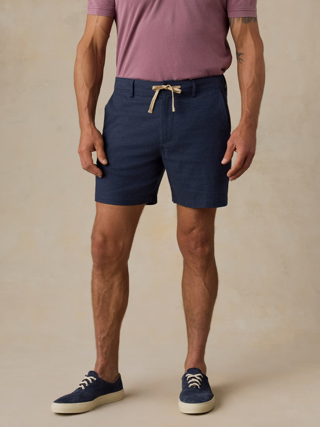 MovementTM Linen Short - Deep Sea Navy