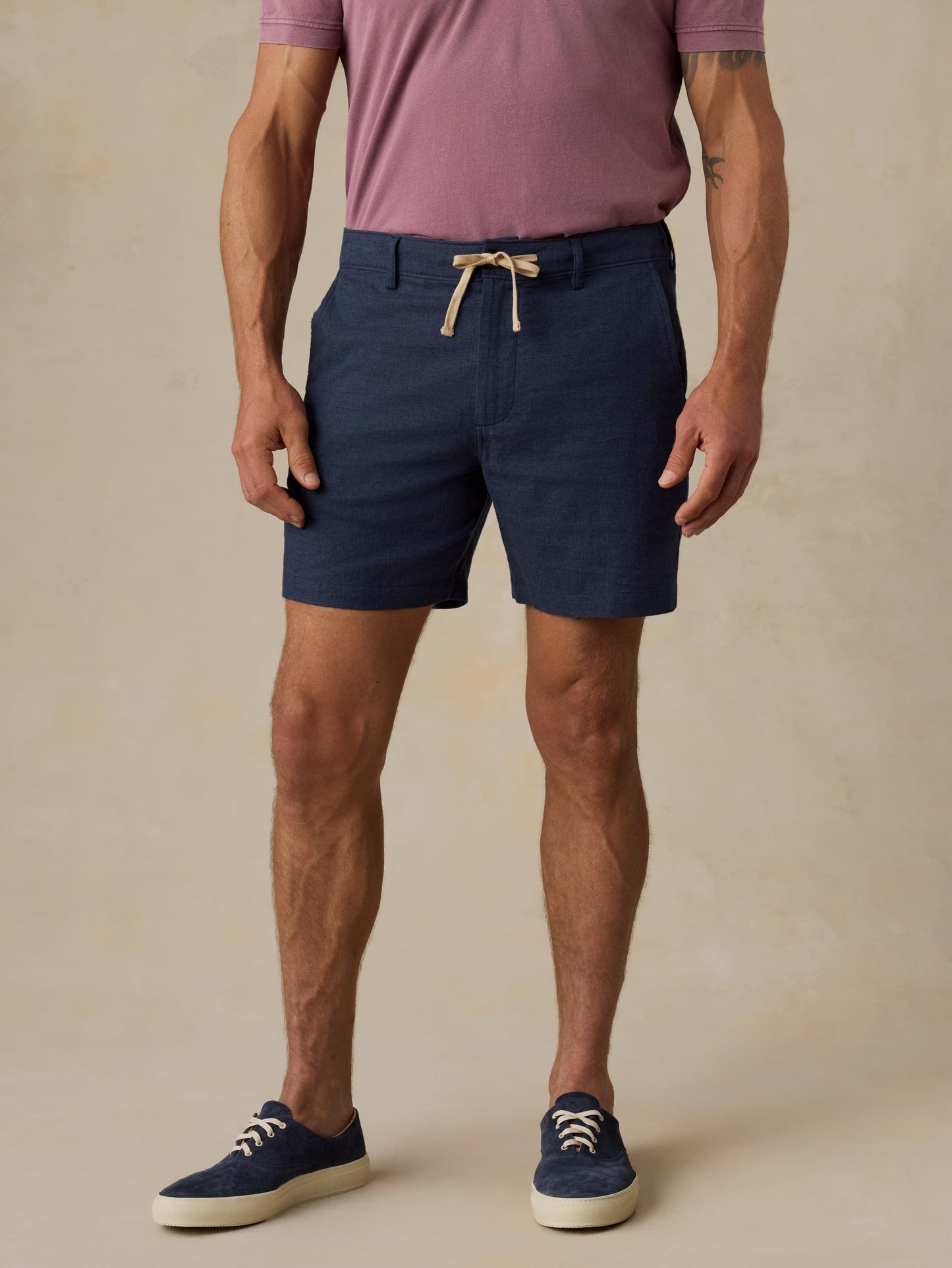 MovementTM Linen Short - Deep Sea Navy
