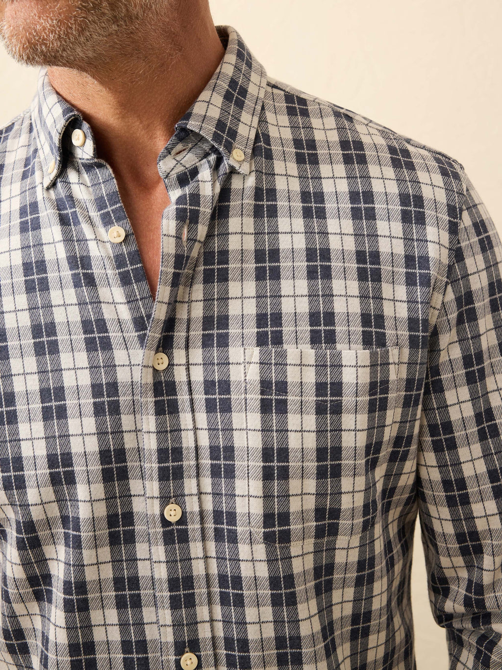 Coastline Knit Shirt - Royal Canyon Plaid