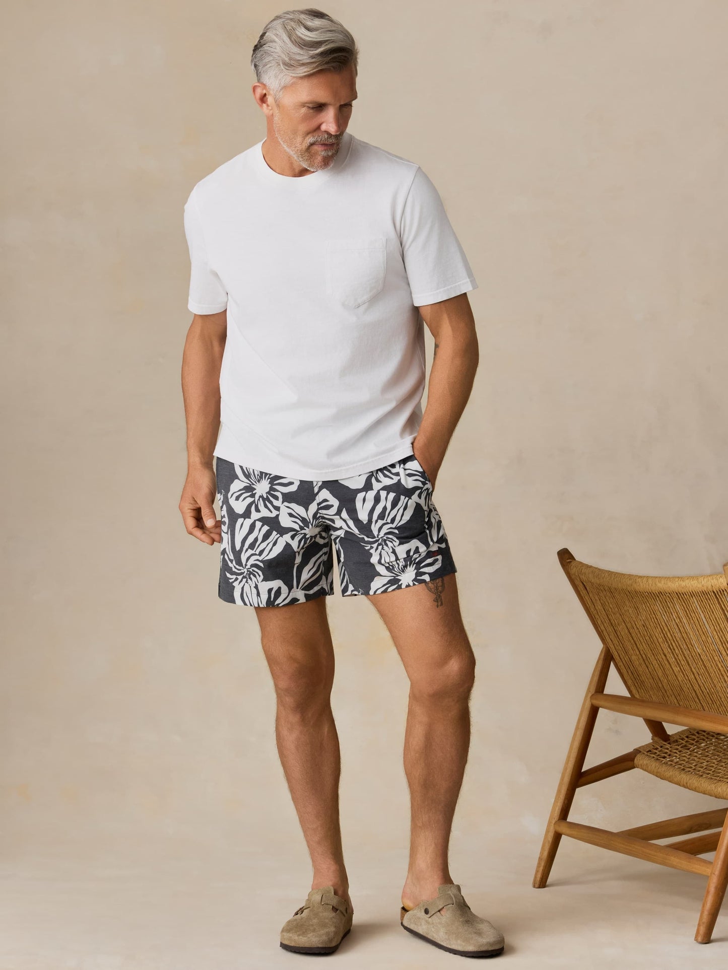 All DayTM Trunk (6") - Midnight White Floral