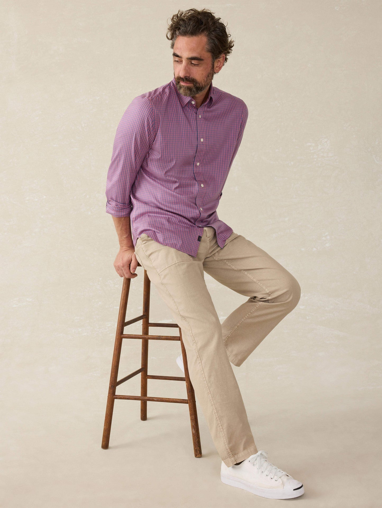 The MovementTM Shirt - Blue Rose Gingham