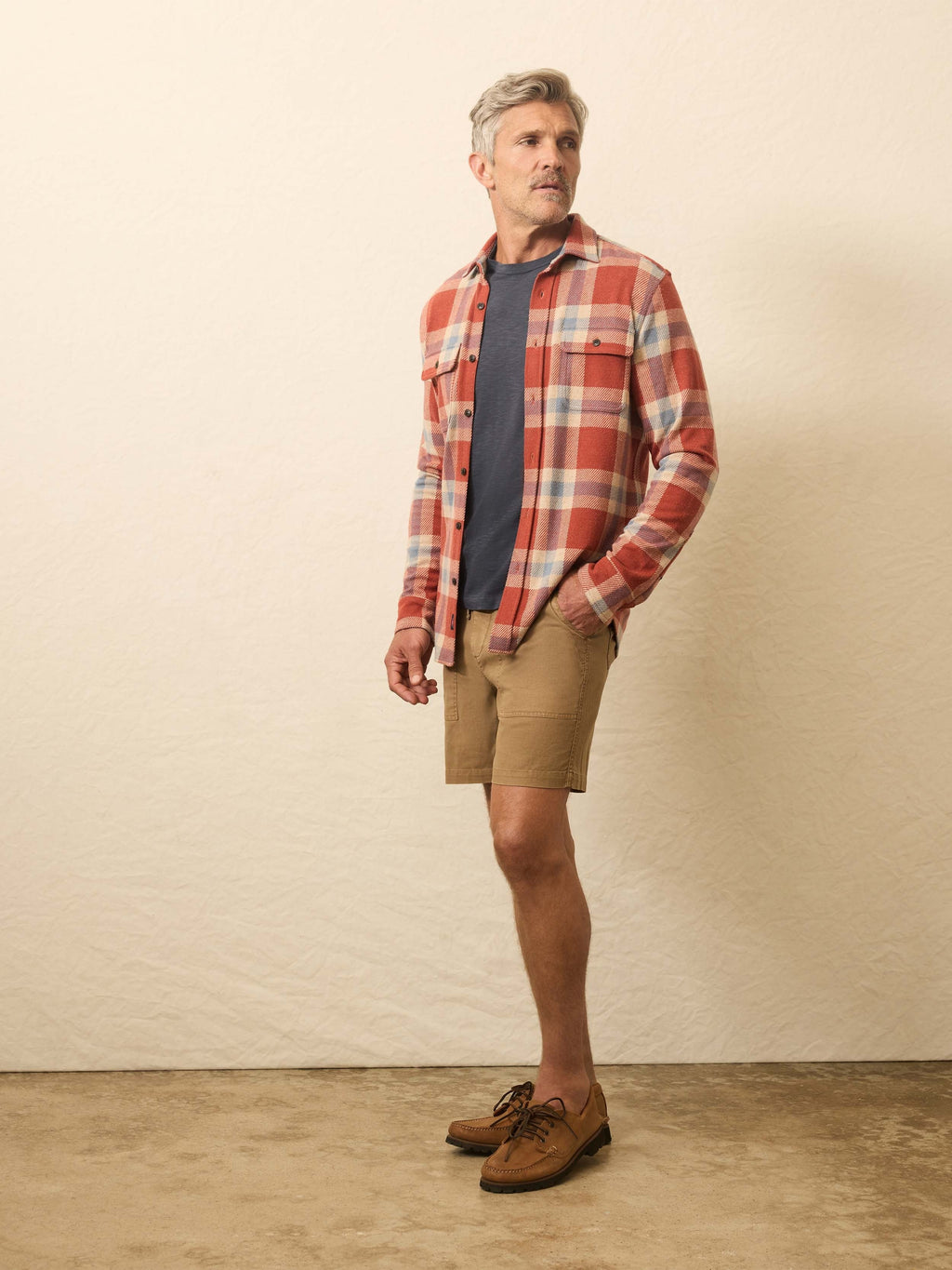 LegendTM Sweater Shirt - Copper Falls Plaid