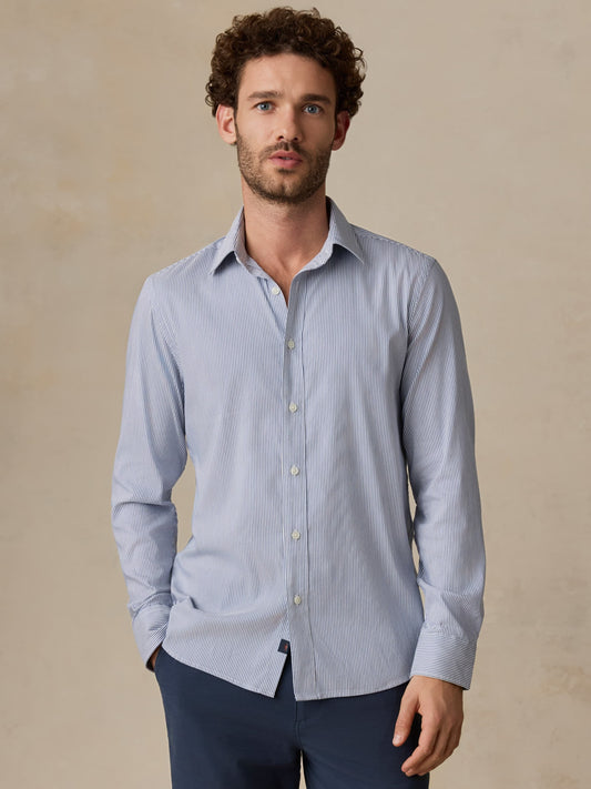 The MovementTM Shirt - Sapphire Cloud Stripe