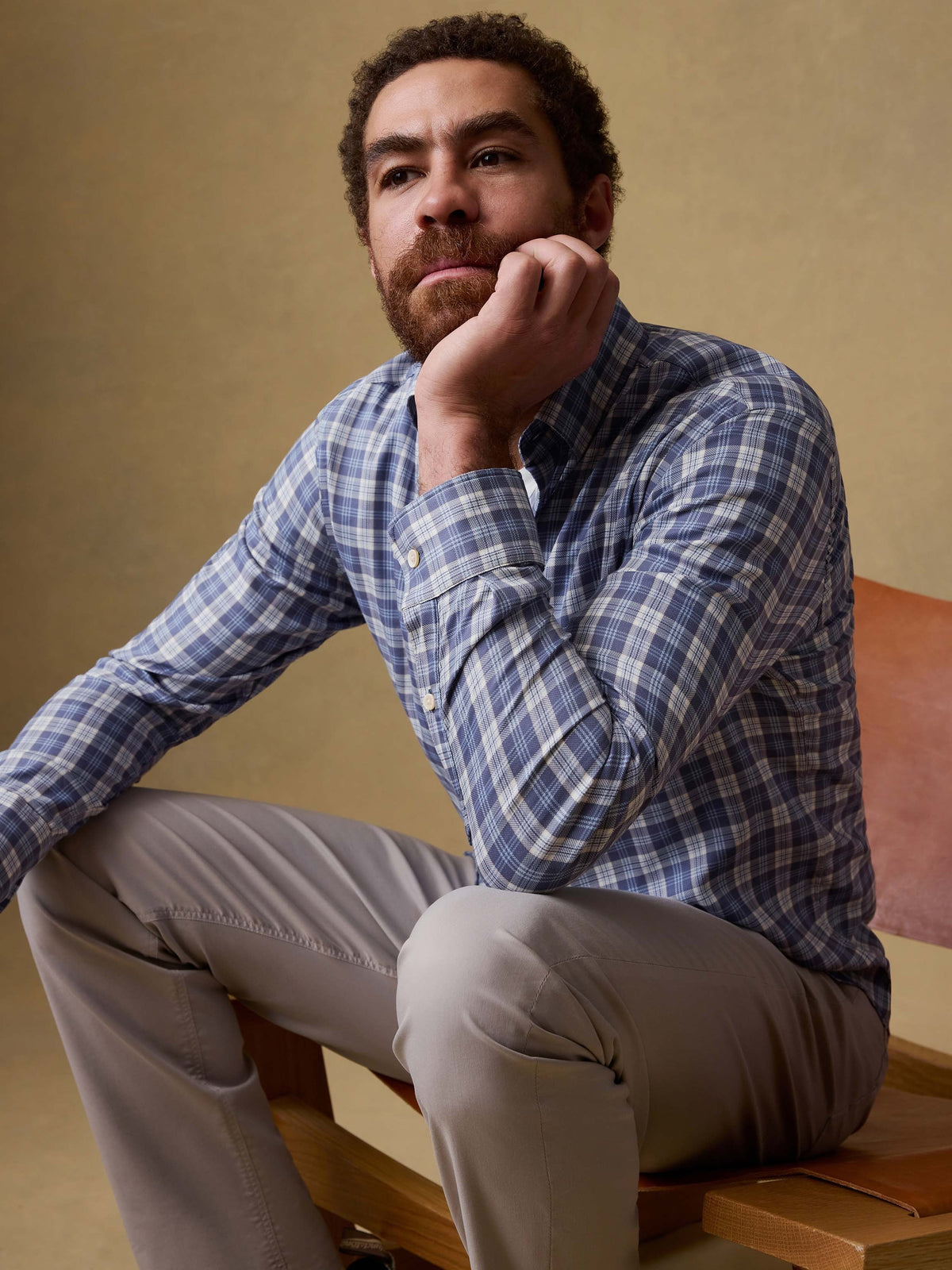 MovementTM Monterey Shirt - Blue Isle Plaid