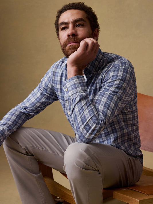 MovementTM Monterey Shirt - Blue Isle Plaid