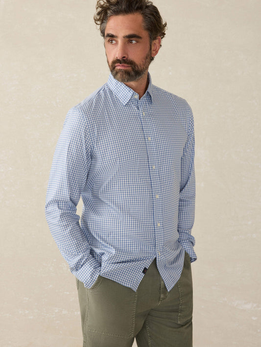 The MovementTM Shirt (Tall) - Light Blue Gingham